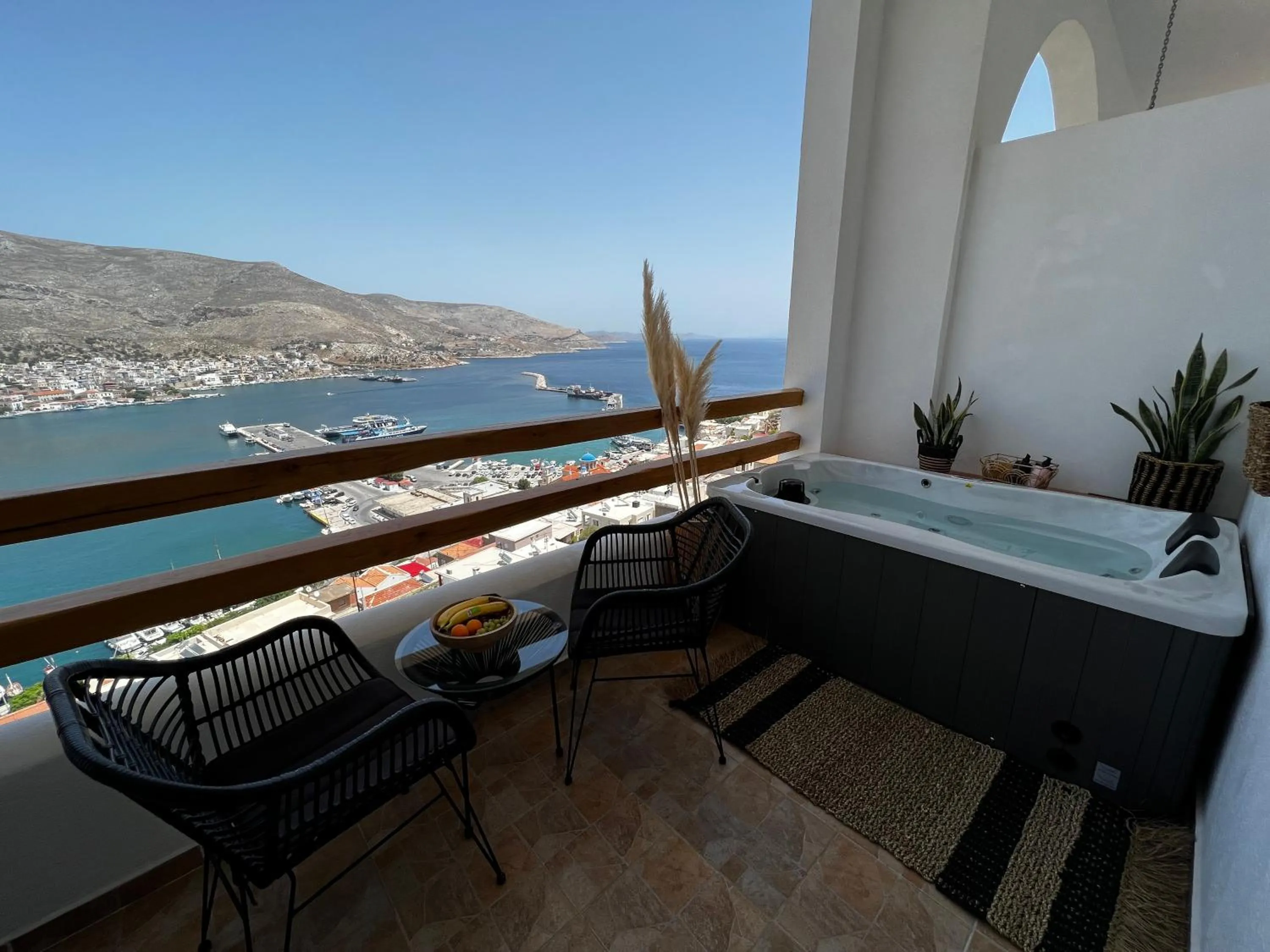Patio in Spongia Apartments Kalymnos