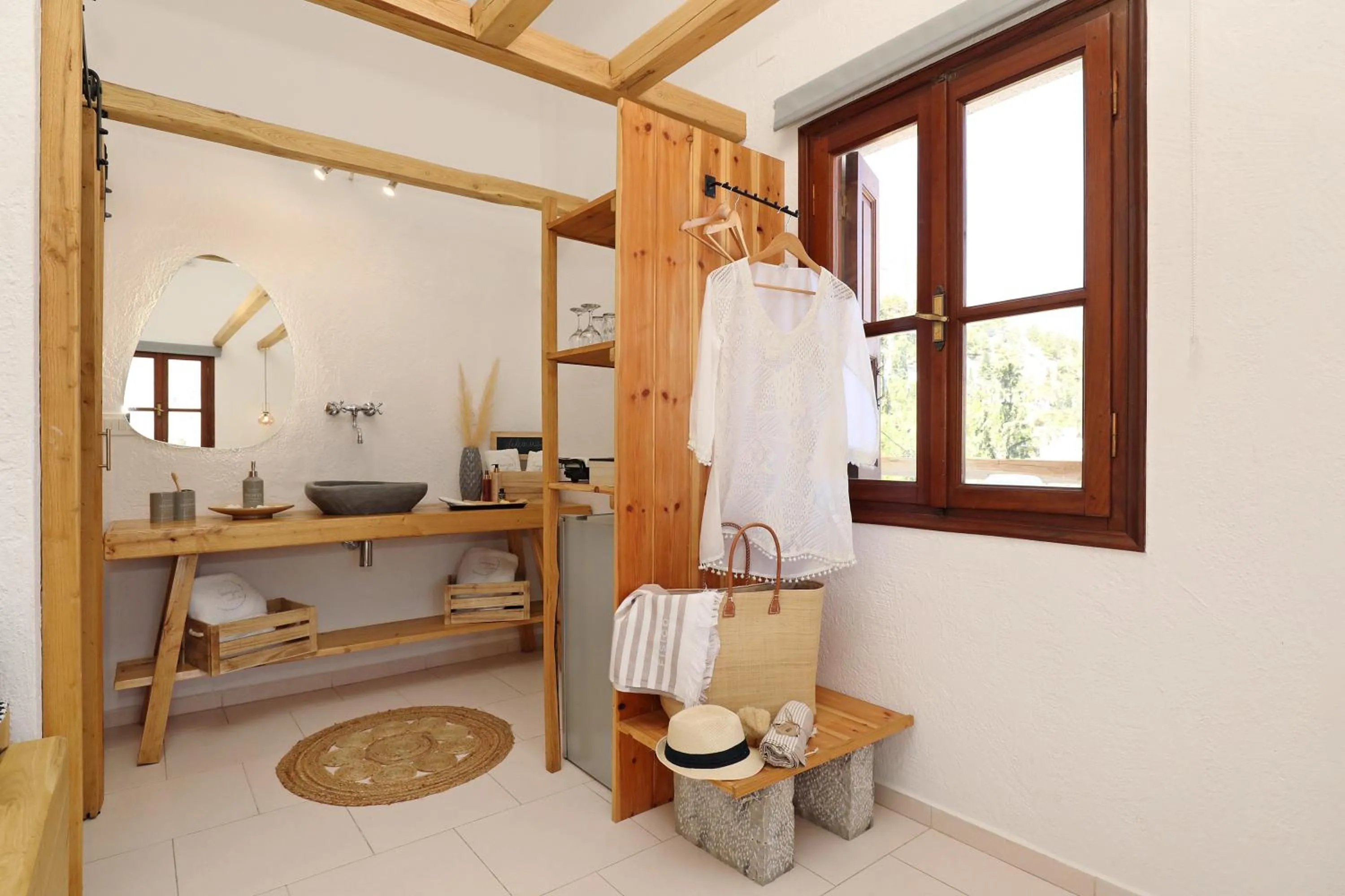 Open Air Bath in Spongia Apartments Kalymnos