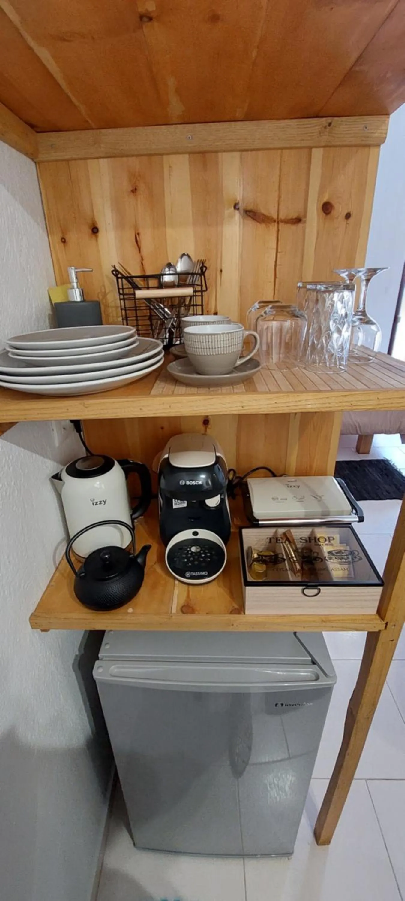 Kitchen or kitchenette in Spongia Apartments Kalymnos