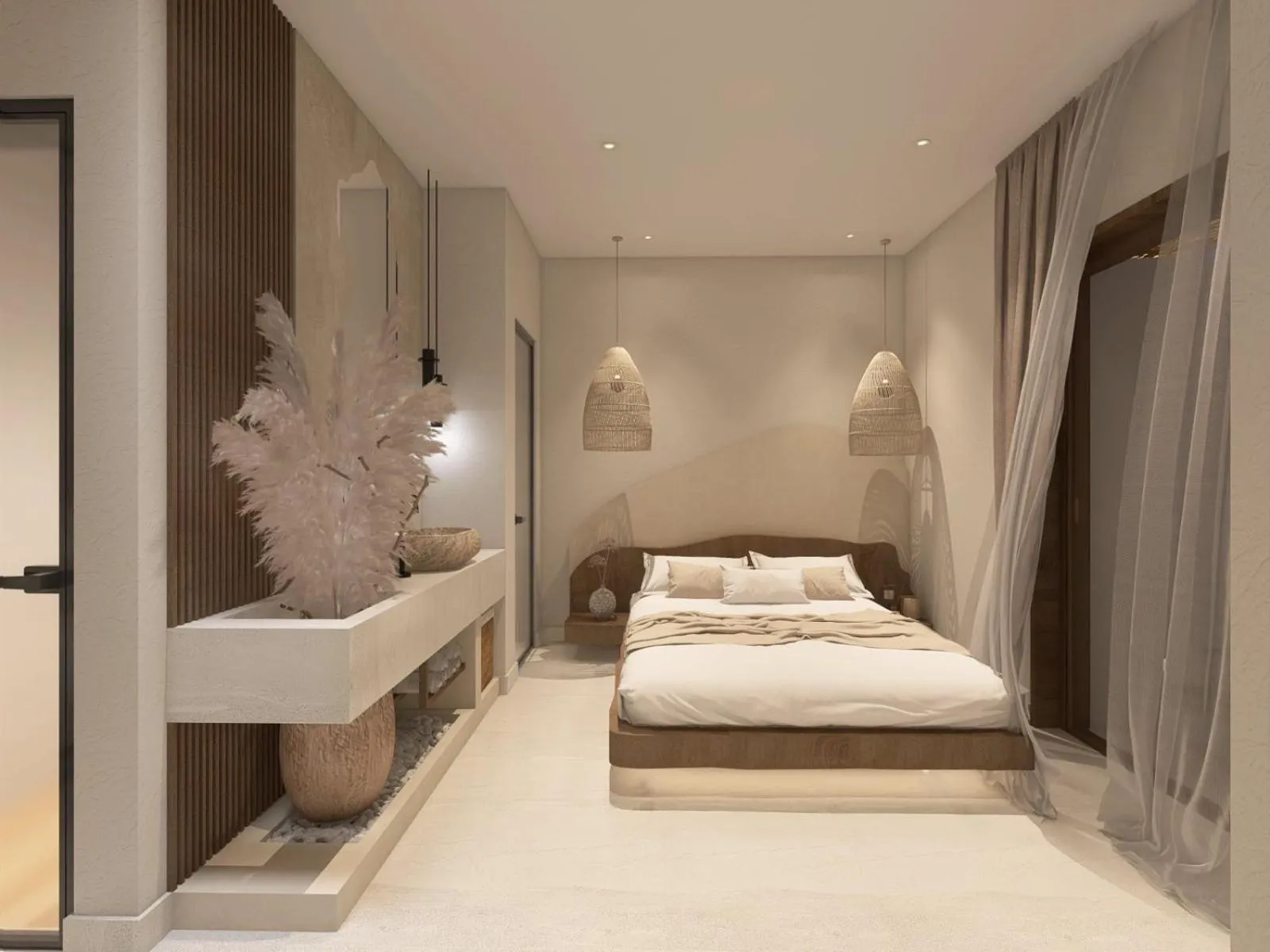 Bed in Spongia Apartments and Suites Kalymnos