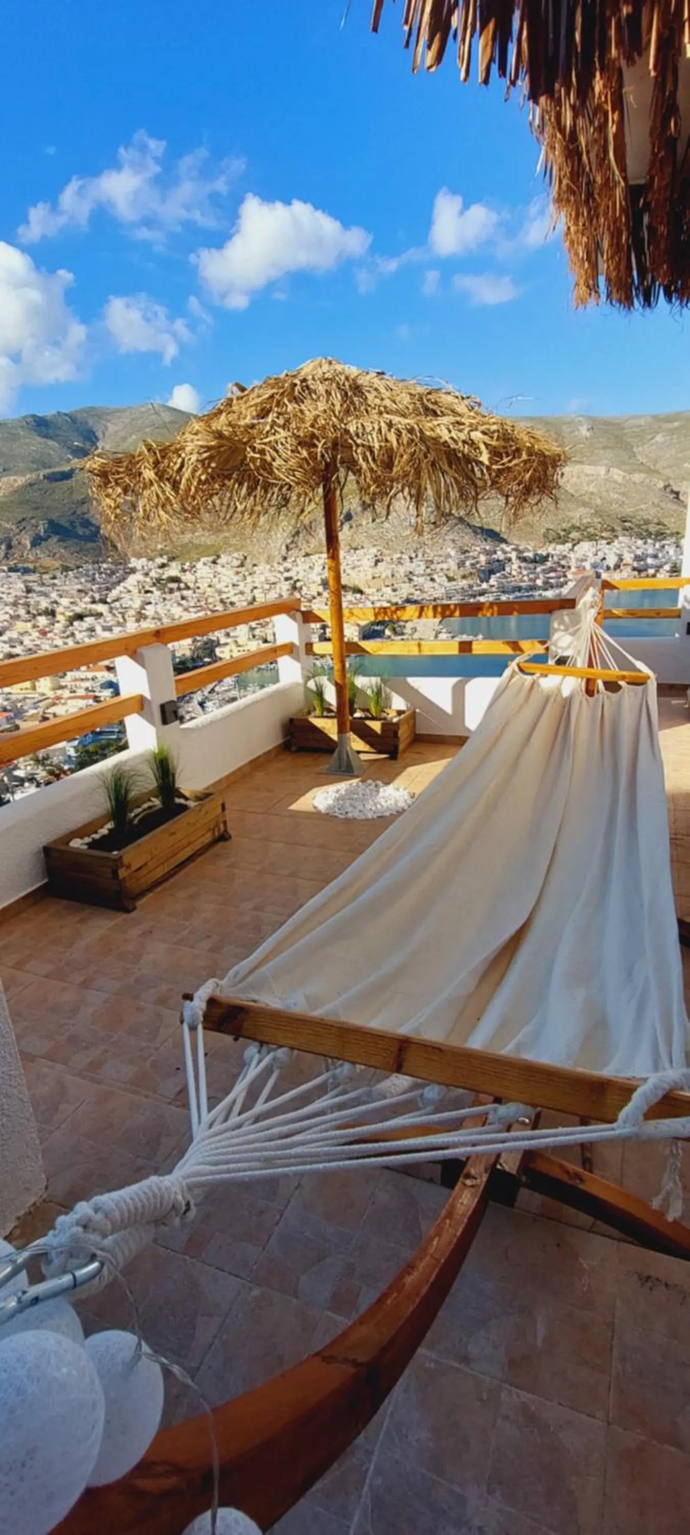 Balcony/Terrace in Spongia Apartments Kalymnos