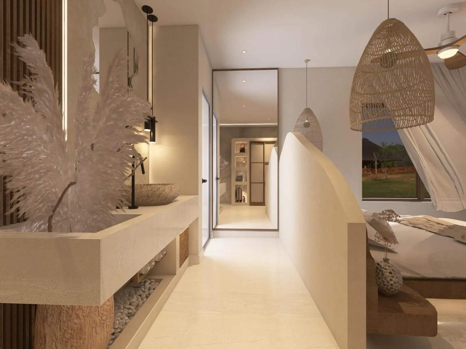 Bed in Spongia Apartments and Suites Kalymnos