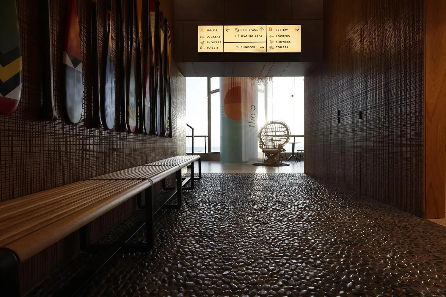 Lobby or reception in The O Pod Capsule Hotel