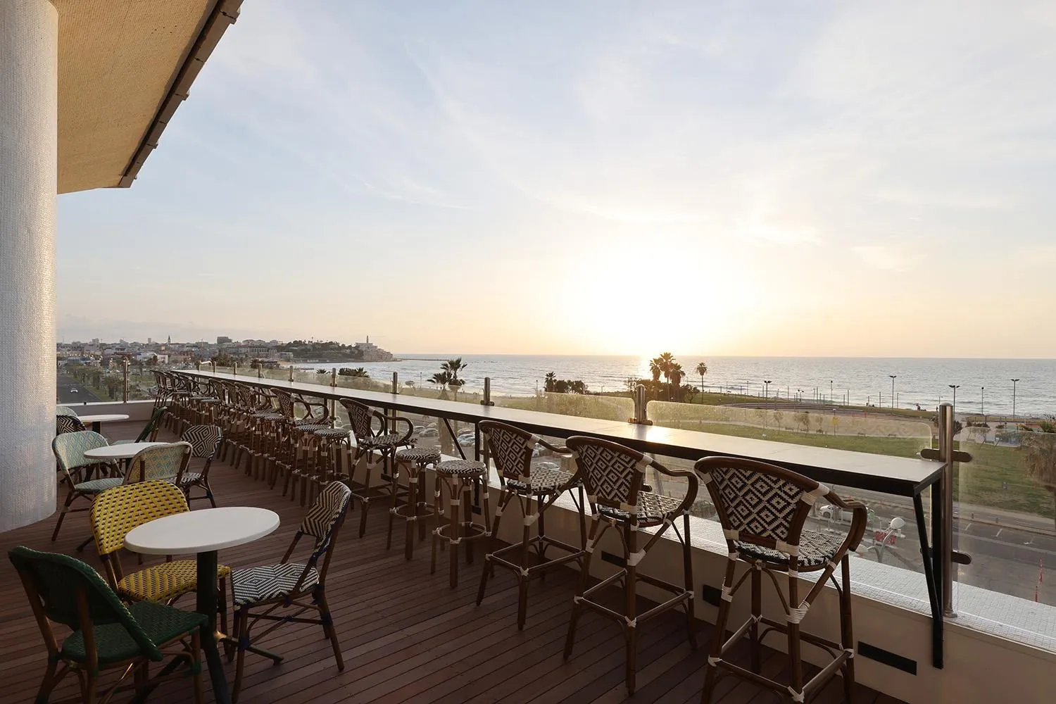 Patio in The O Pod Capsule Hotel