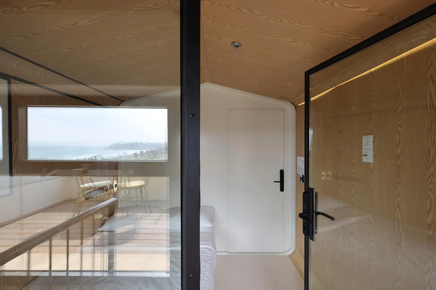 Bed in The O Pod Capsule Hotel