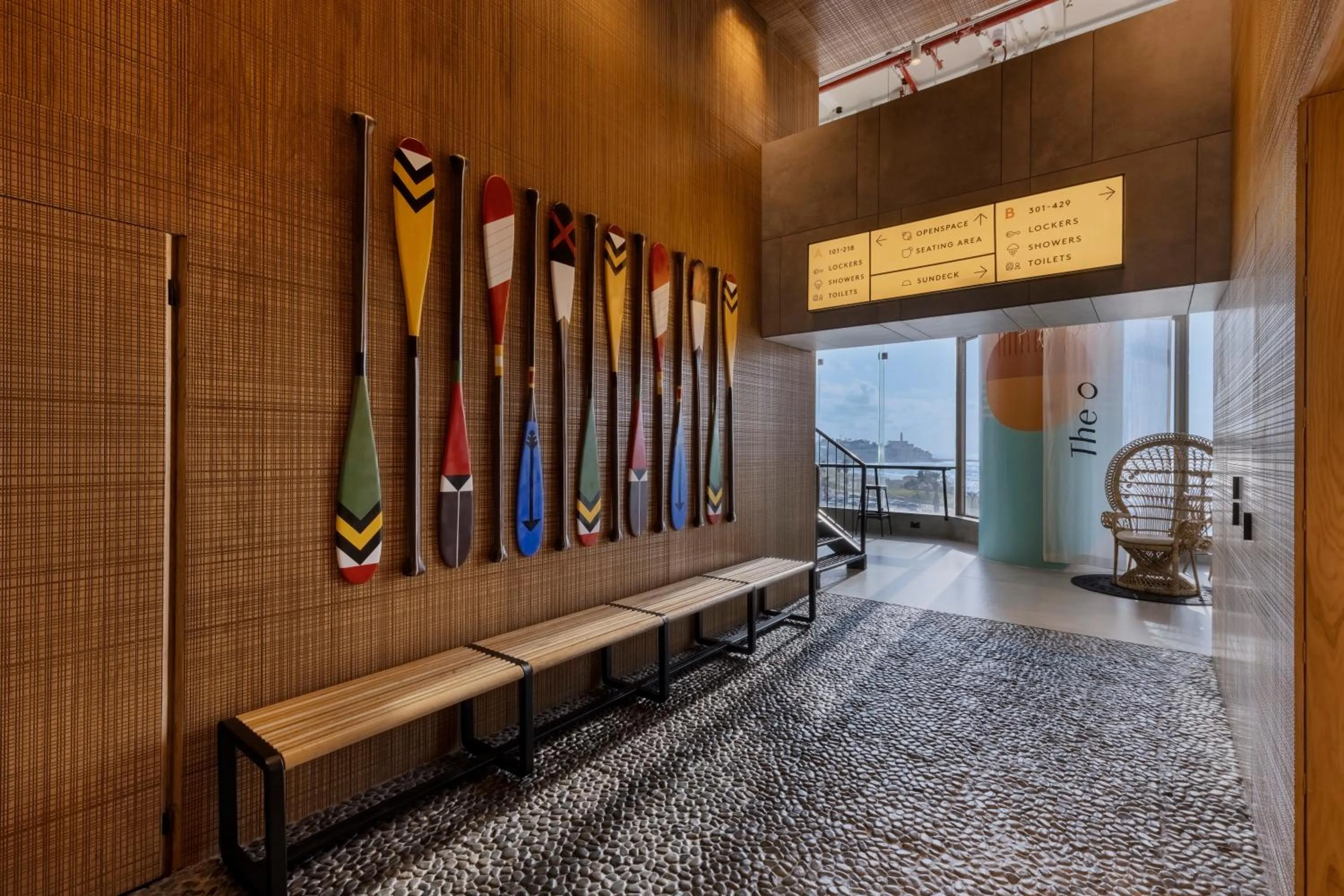 Lobby or reception in The O Pod Capsule Hotel
