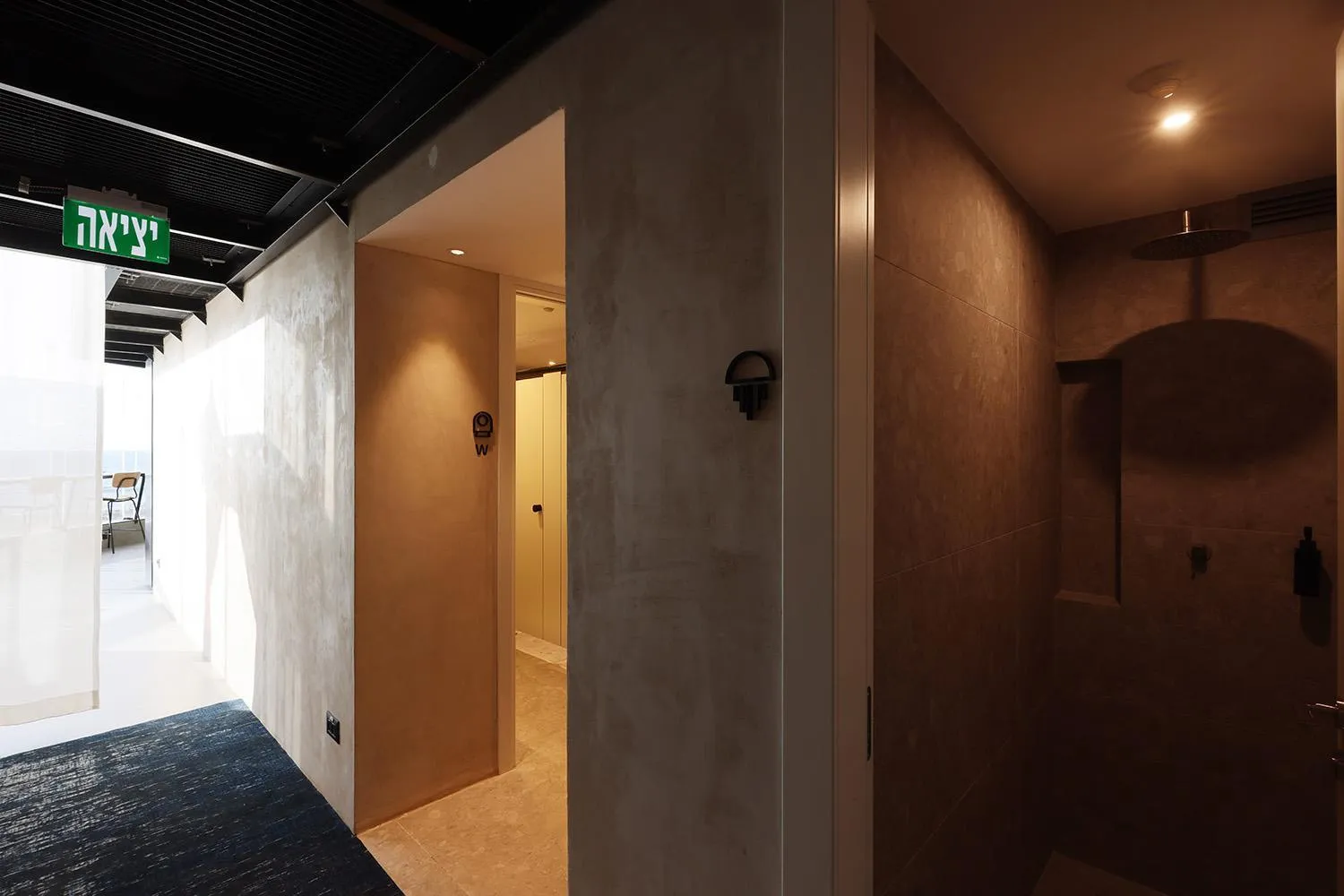 Shower in The O Pod Capsule Hotel