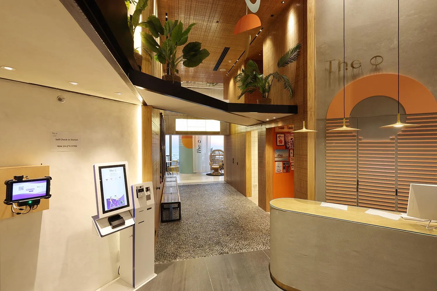 Lobby or reception in The O Pod Capsule Hotel