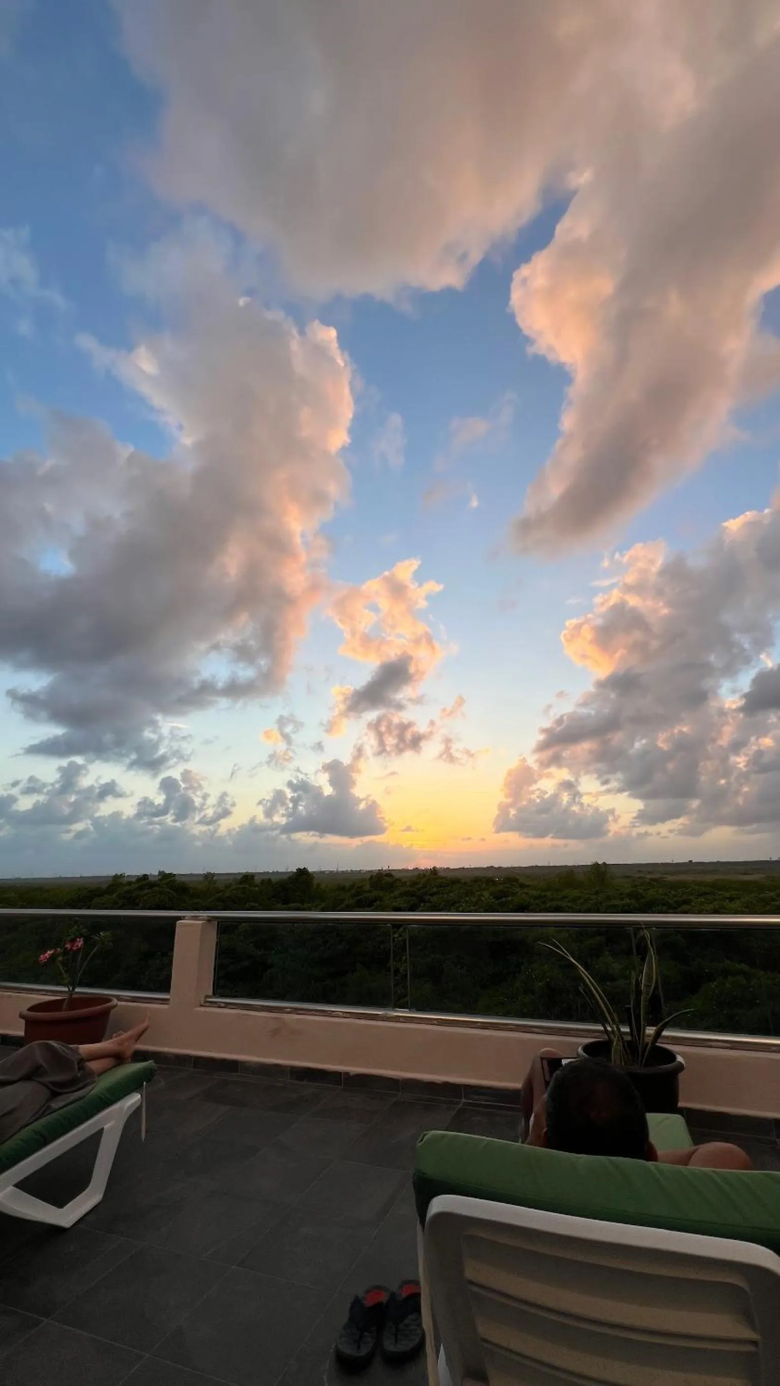 Sunset in Hostal Cuca Macuca