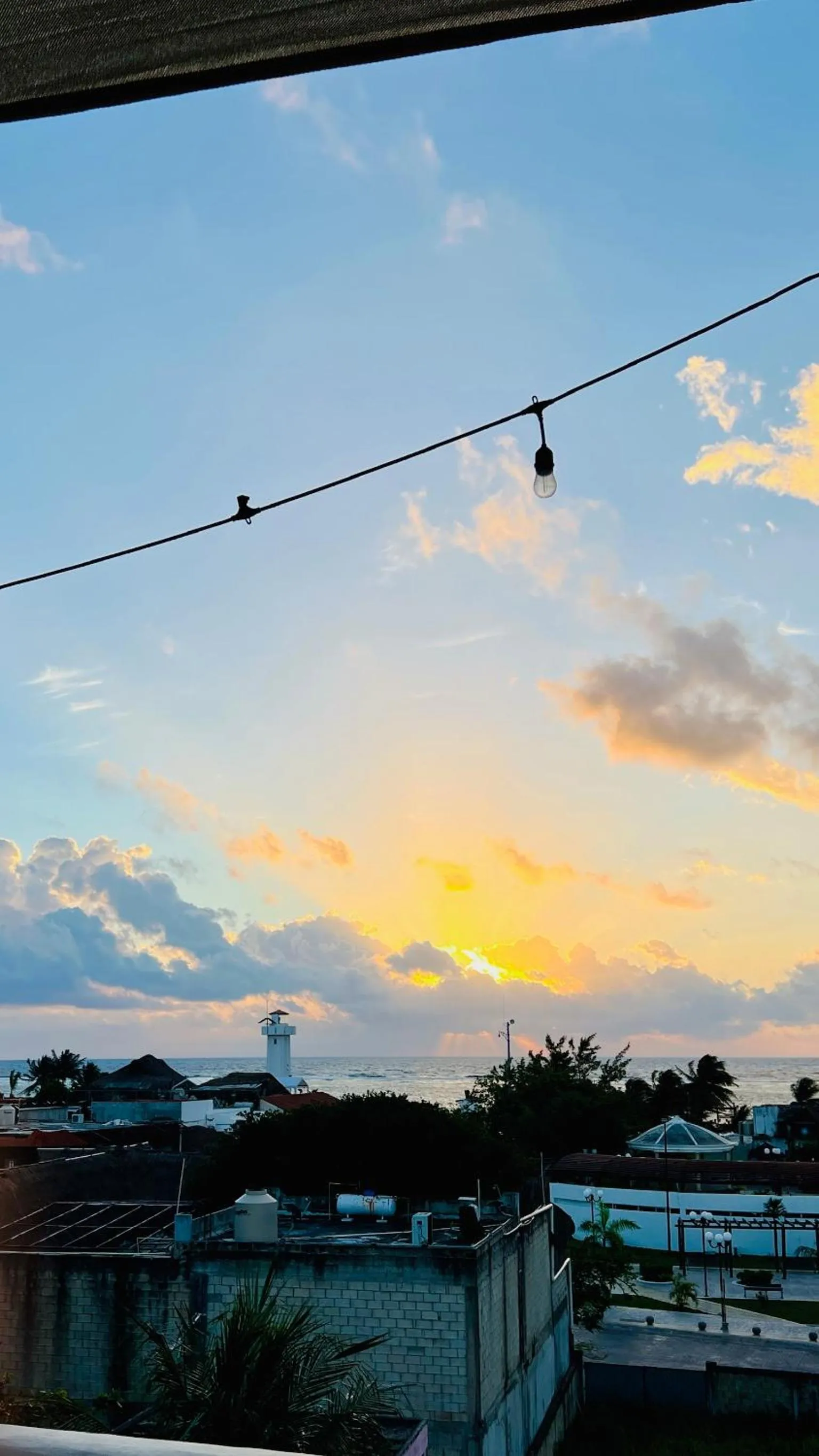 Sunrise in Hostal Cuca Macuca