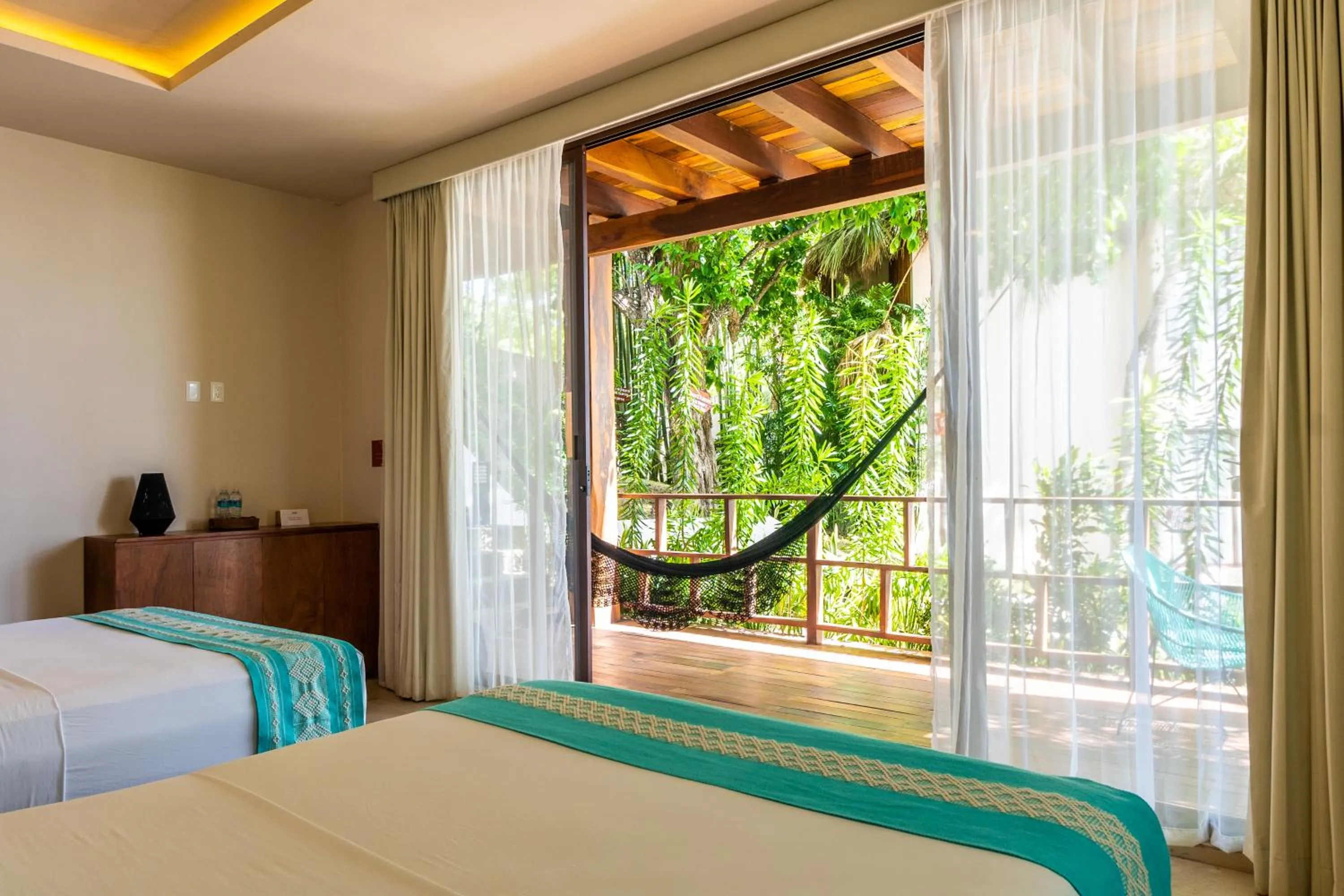 Bed in Khaban Bacalar Hotel Boutique