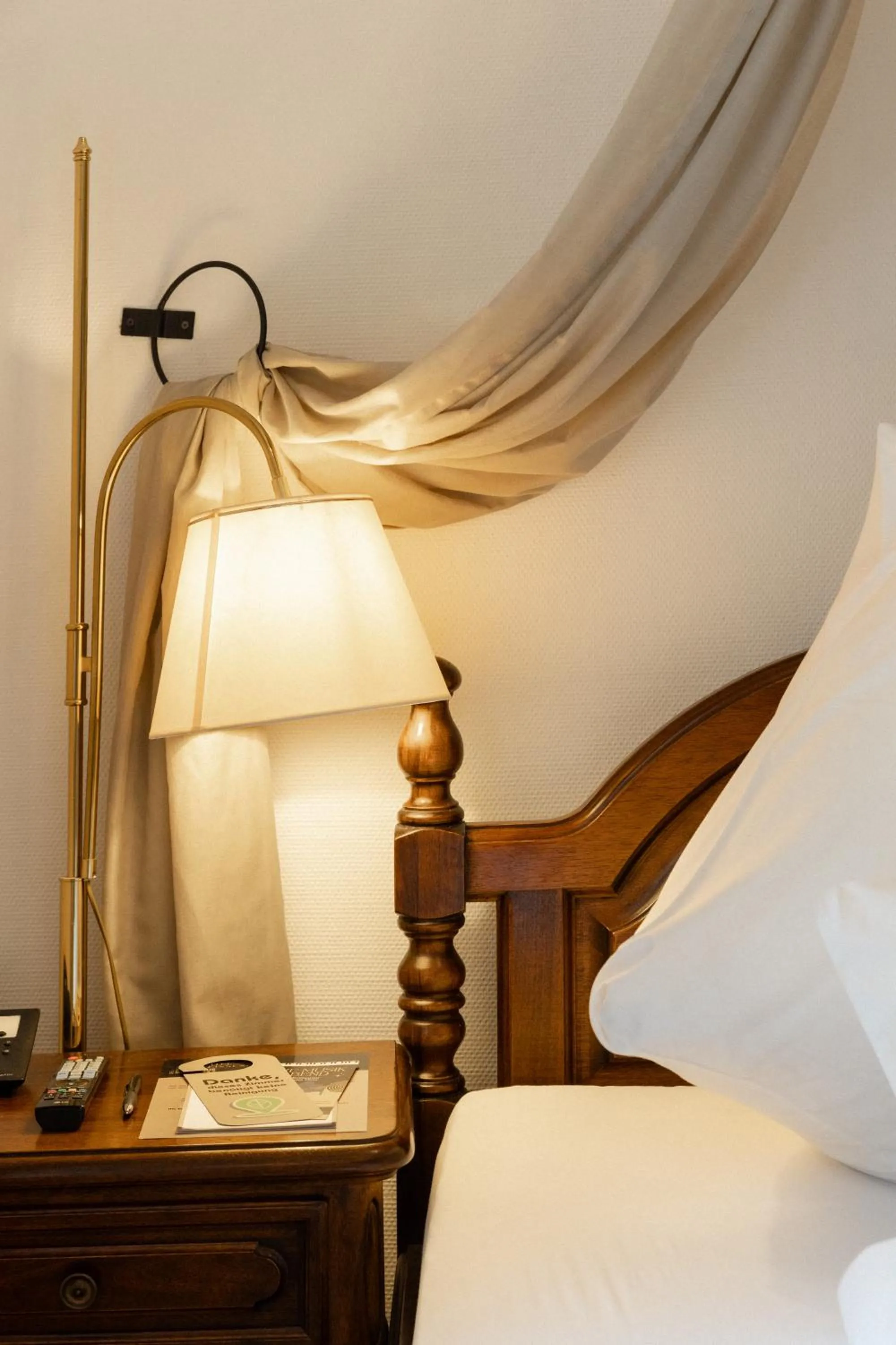 Decorative detail, Bed in Hotel Weisses Haus