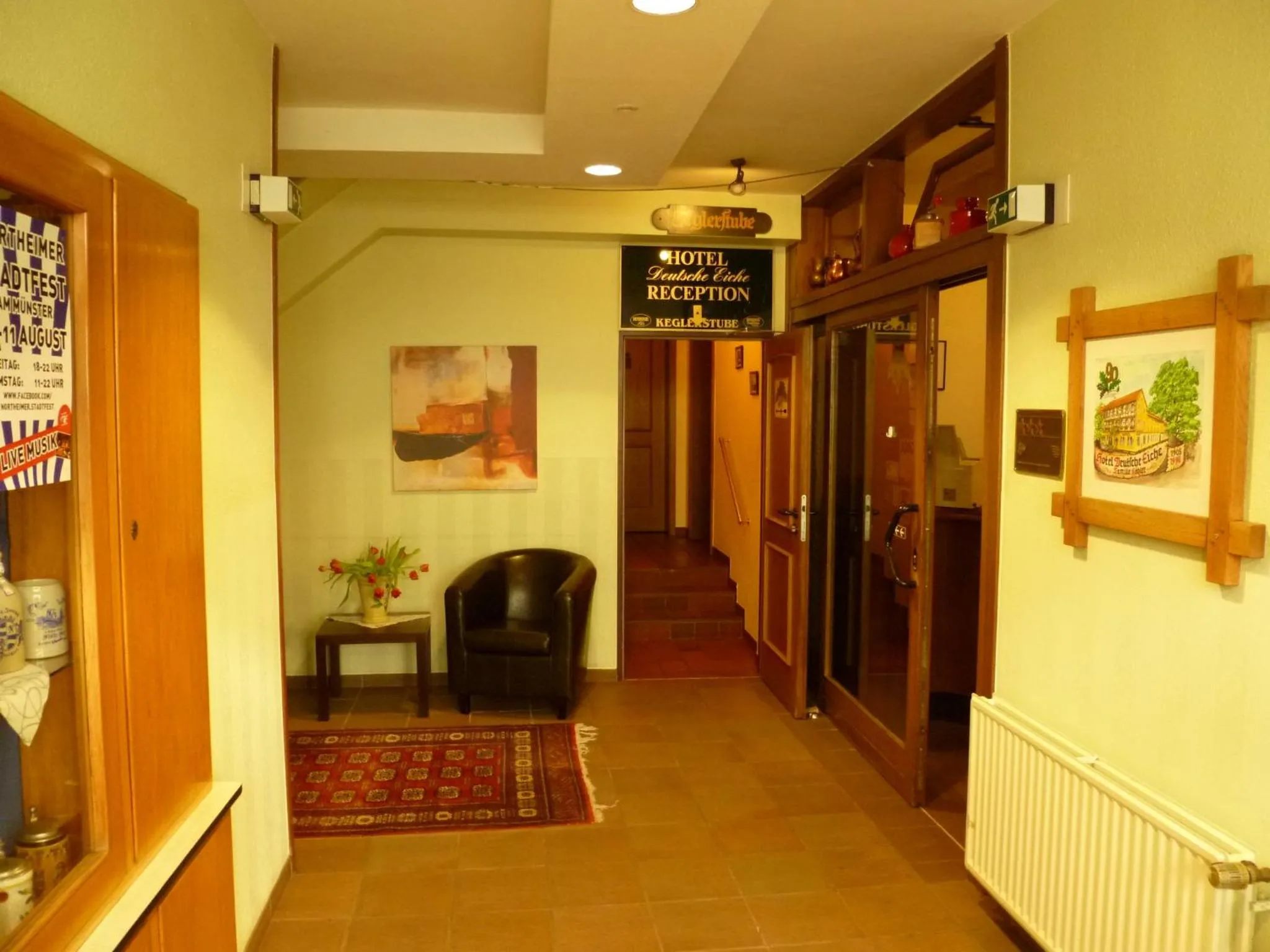 Lounge or bar in Hotel Deutsche Eiche in Northeim
