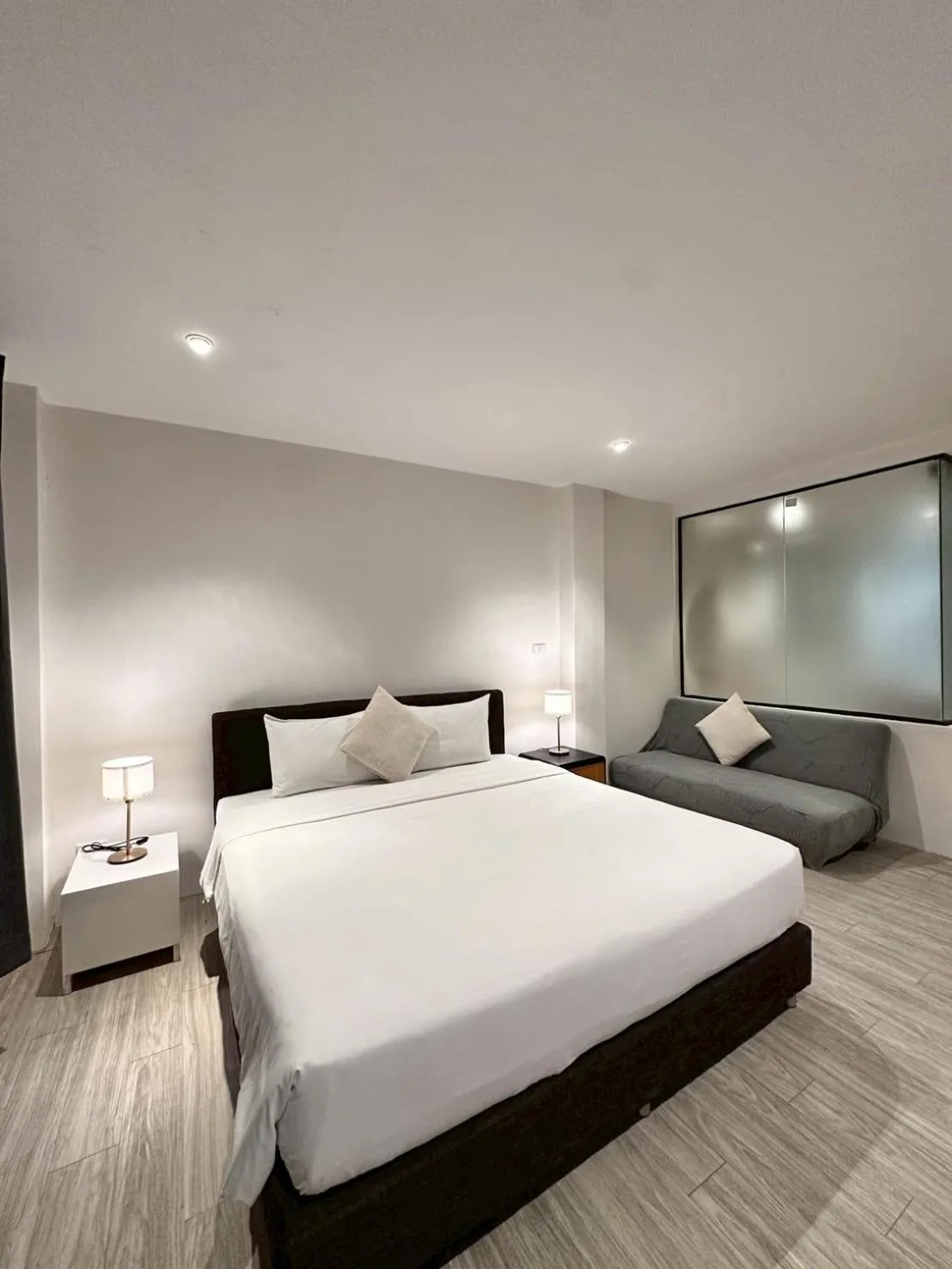 Bed in Studio F Sukhumvit