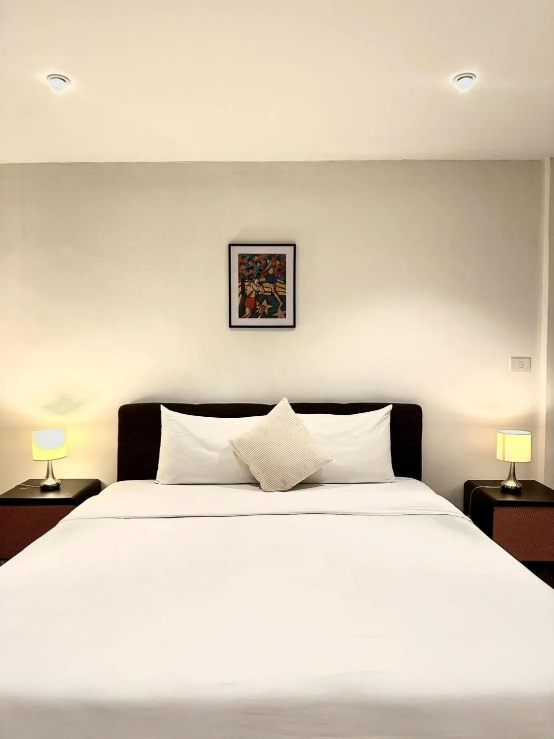 Bed in Studio F Sukhumvit