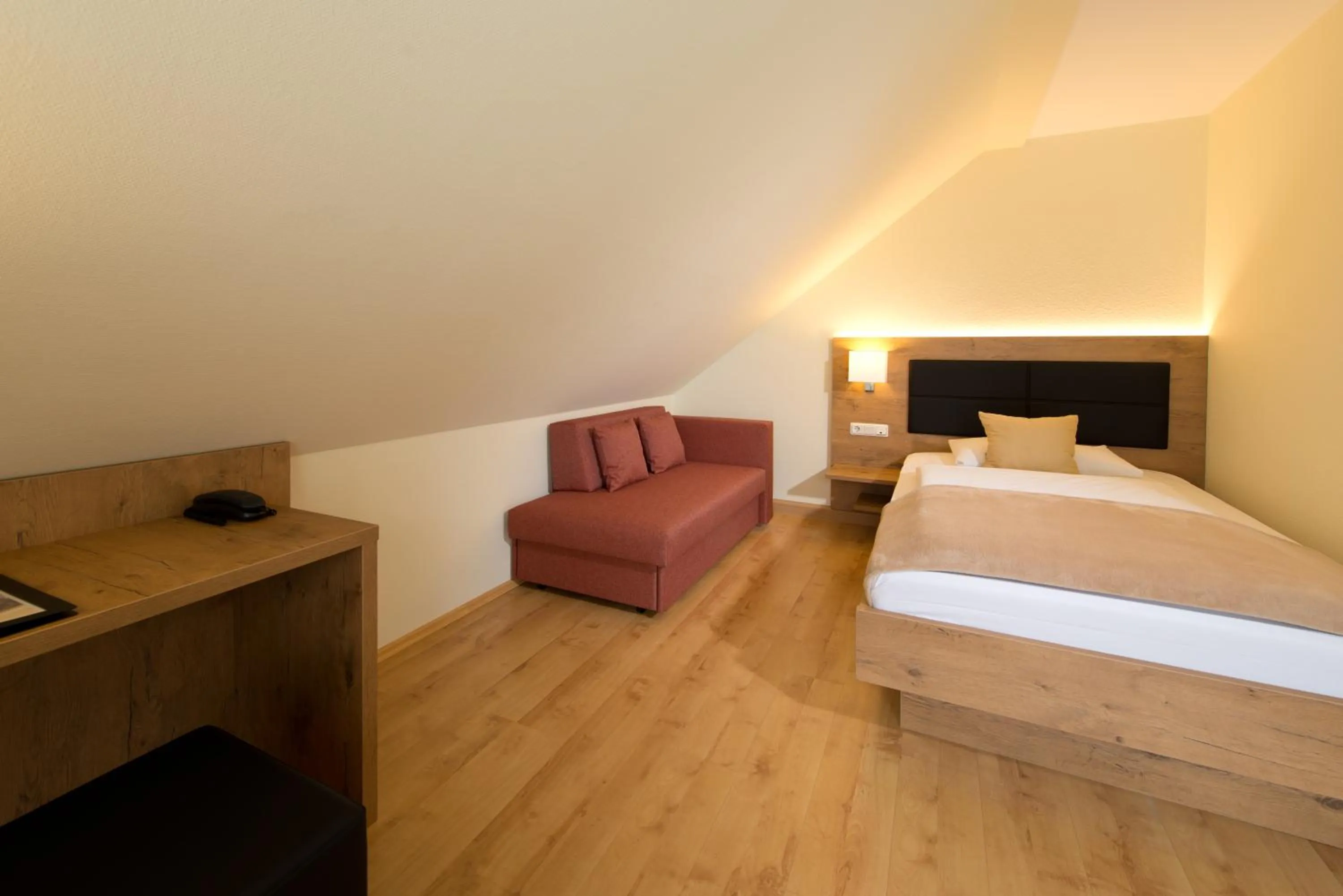 Photo of the whole room, Bed in Spreewaldhotel Stephanshof