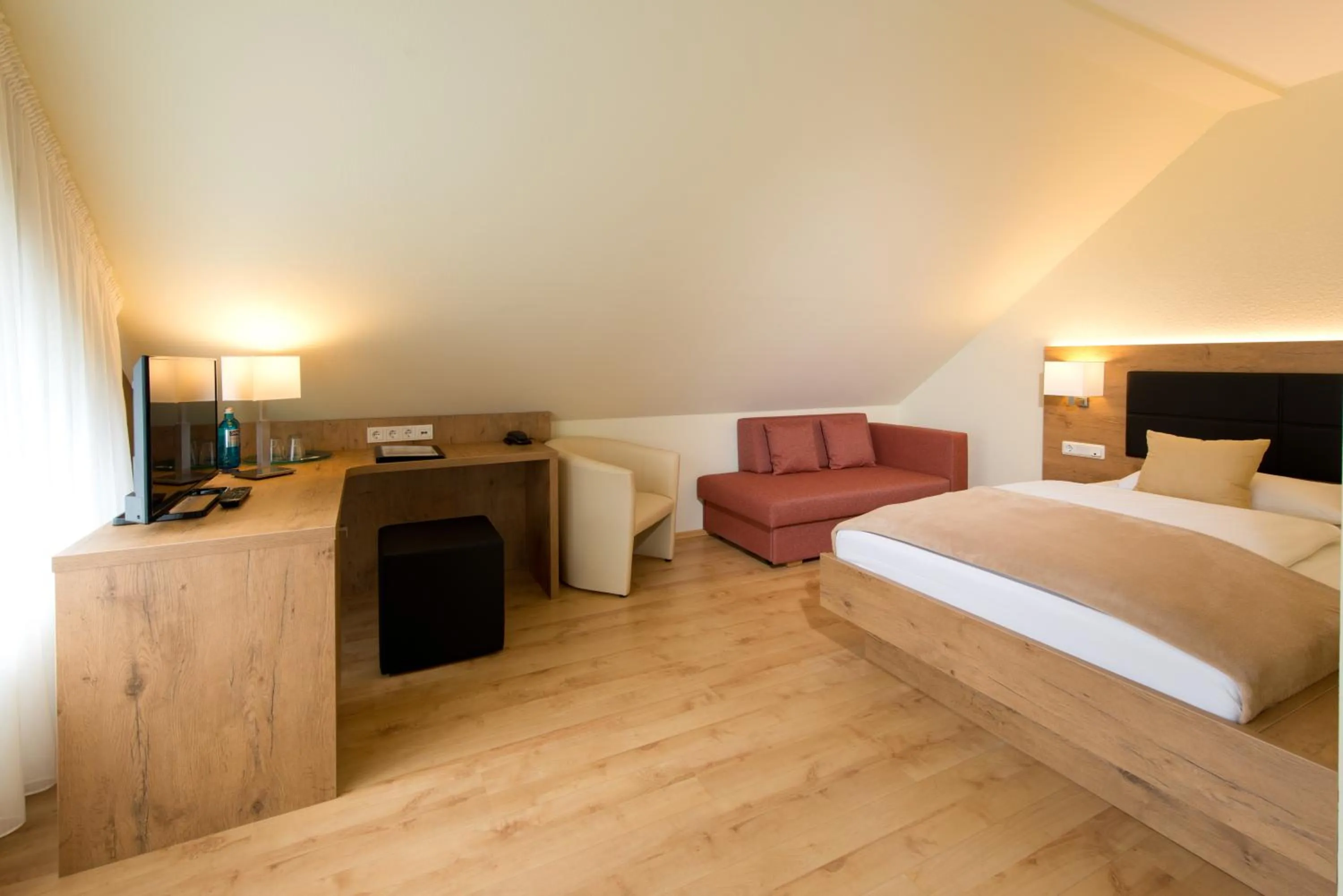 Photo of the whole room, Bed in Spreewaldhotel Stephanshof