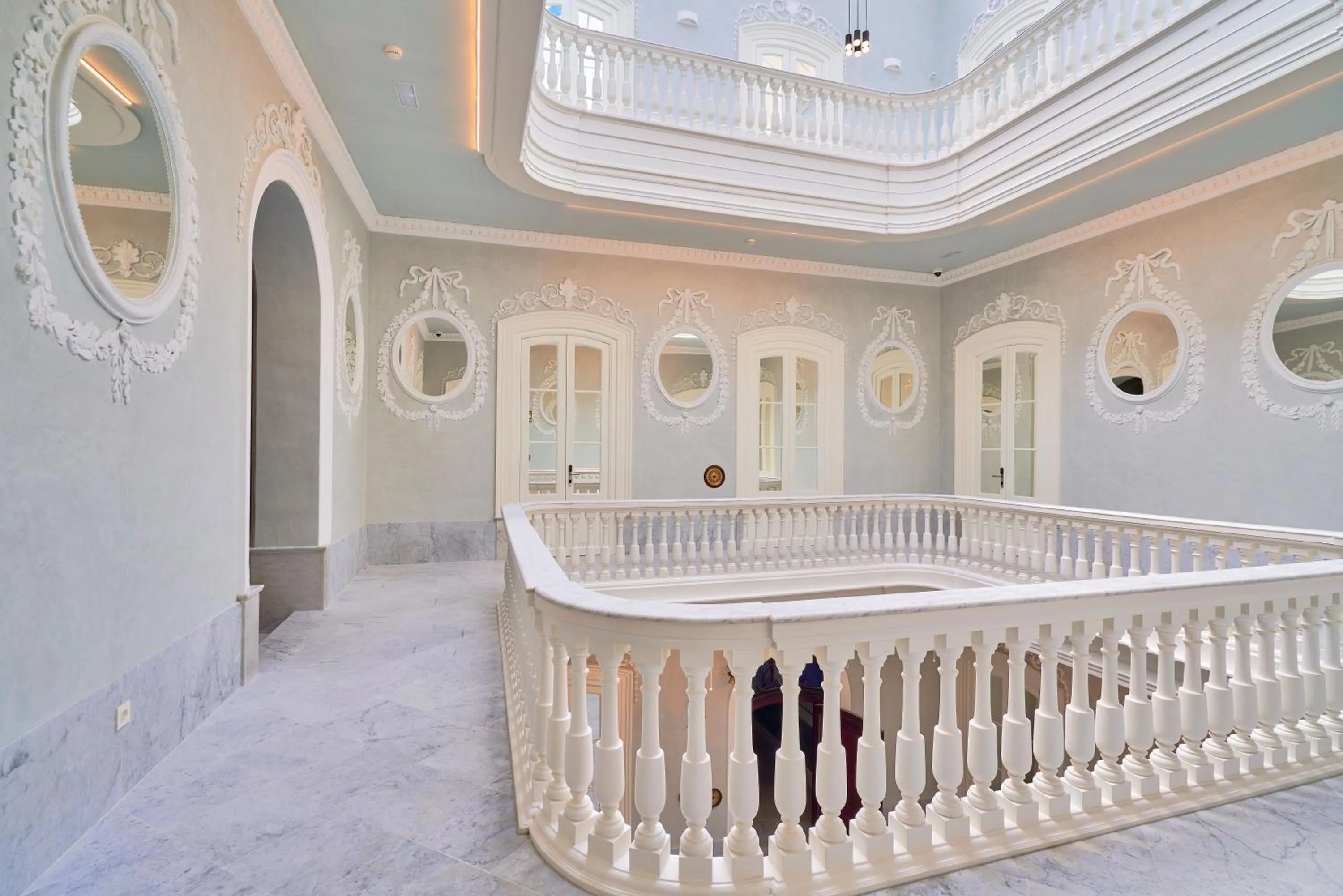 Patio in Tandem Palacio Veedor de Galeras Suites