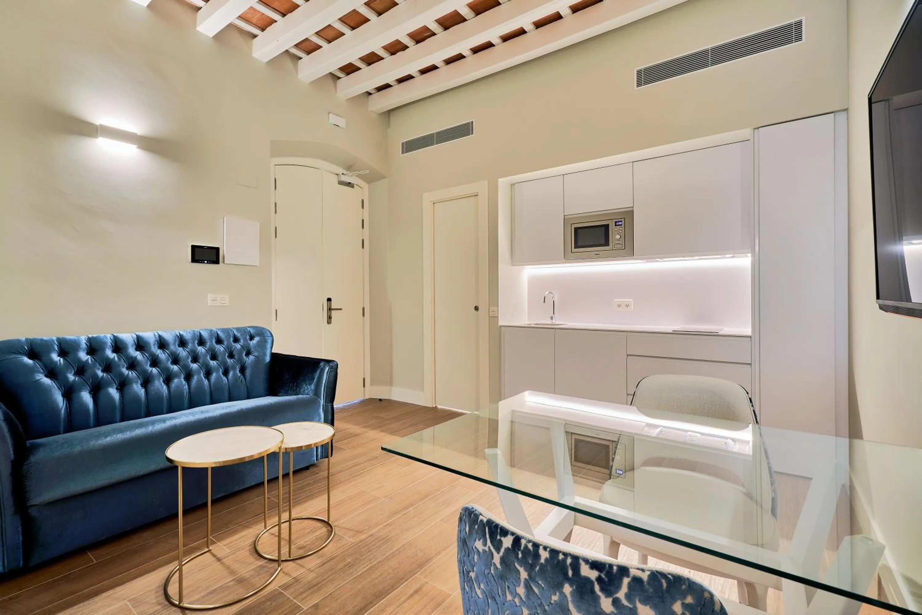 Kitchen or kitchenette in Tandem Palacio Veedor de Galeras Suites