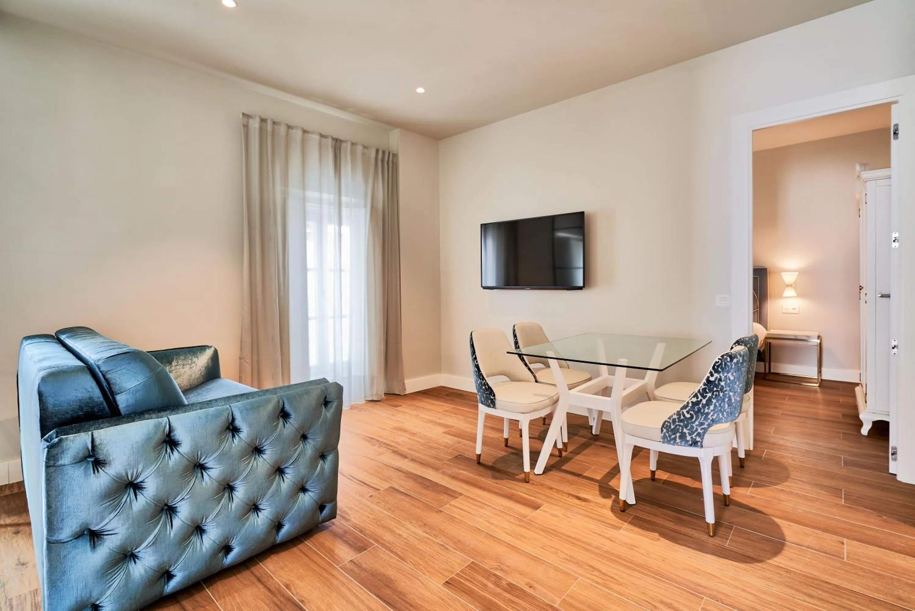 Seating area in Tandem Palacio Veedor de Galeras Suites