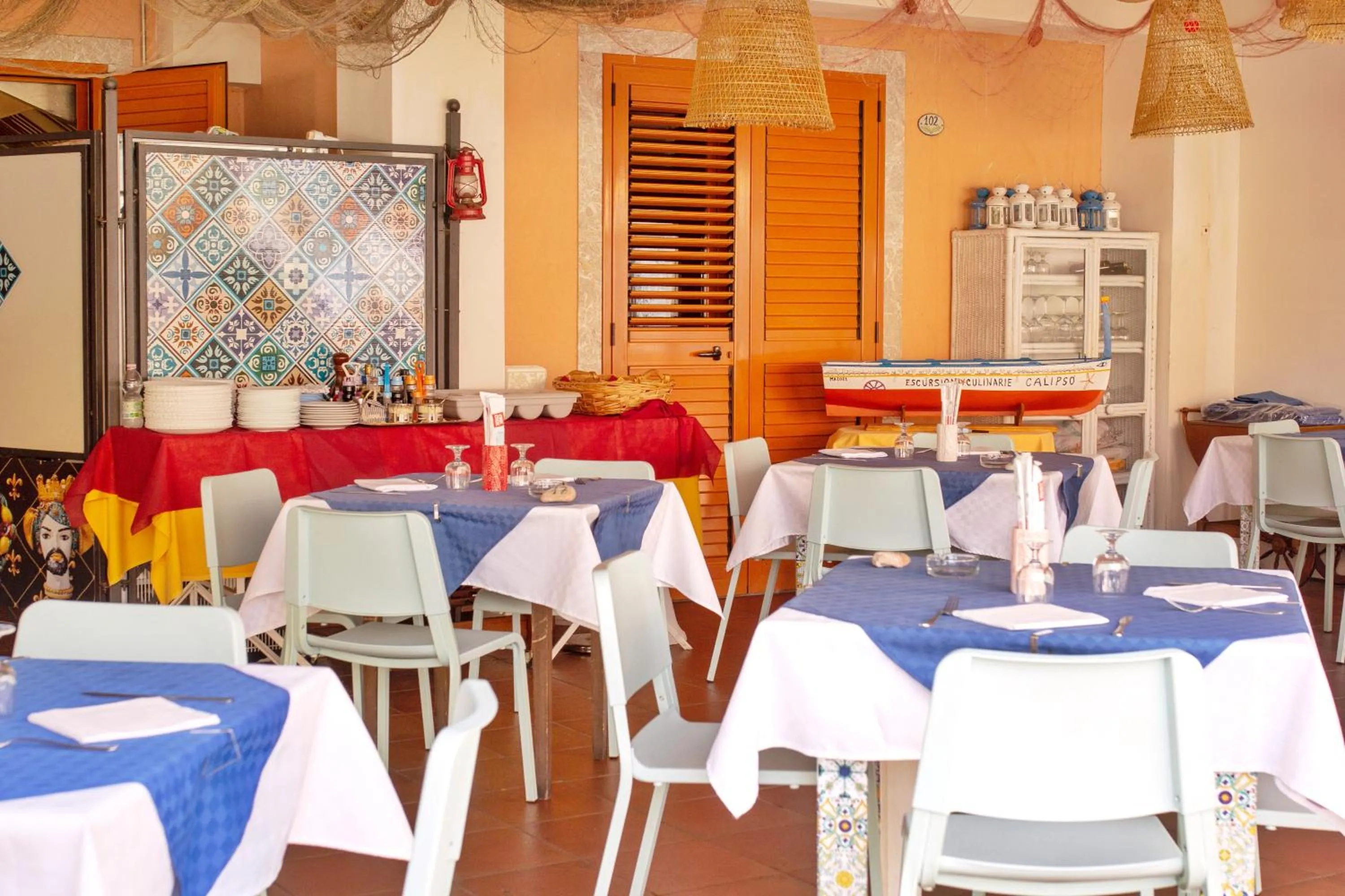 Restaurant/places to eat in Taormina Hotel Calipso