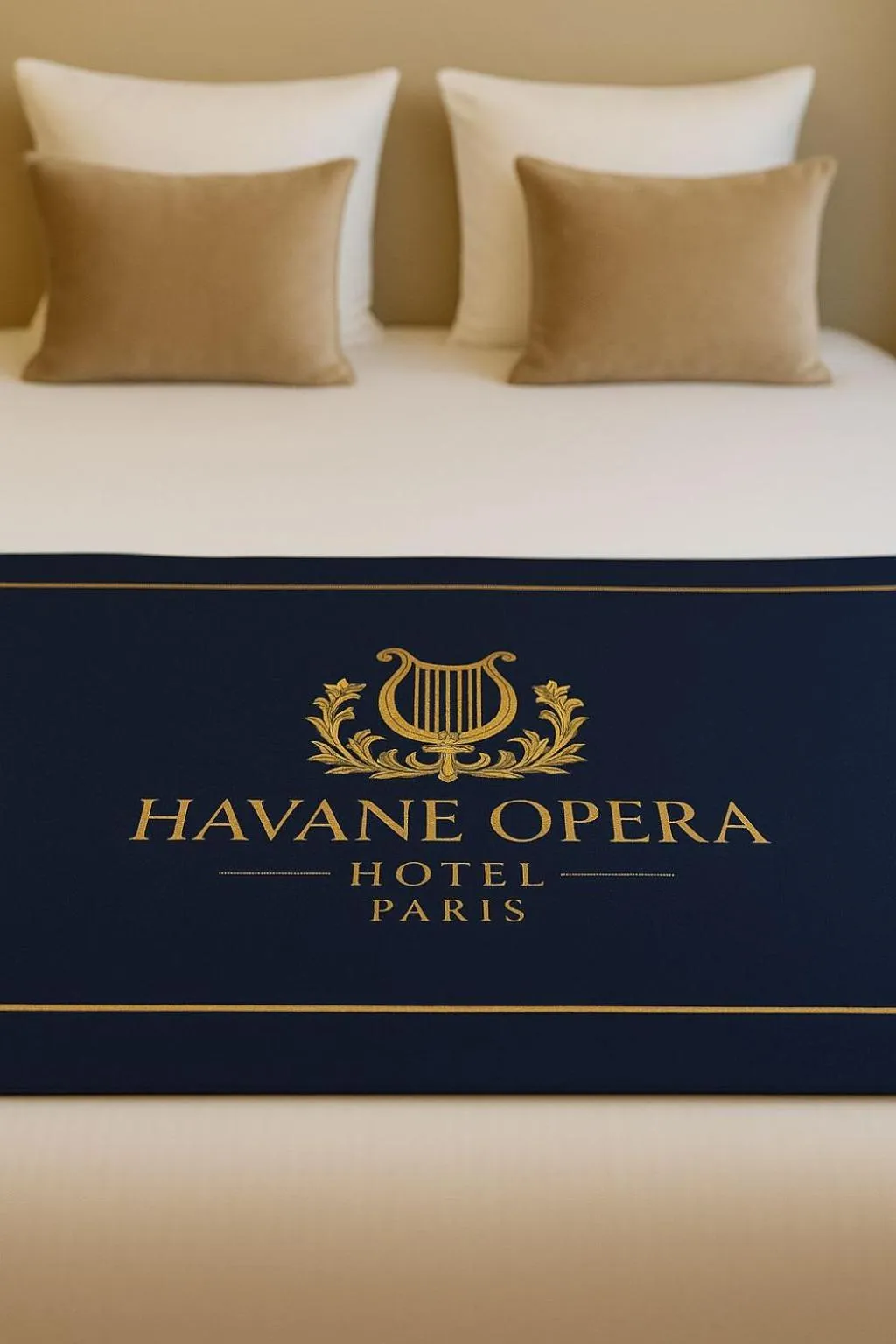 Bed in Hotel Havane Opera