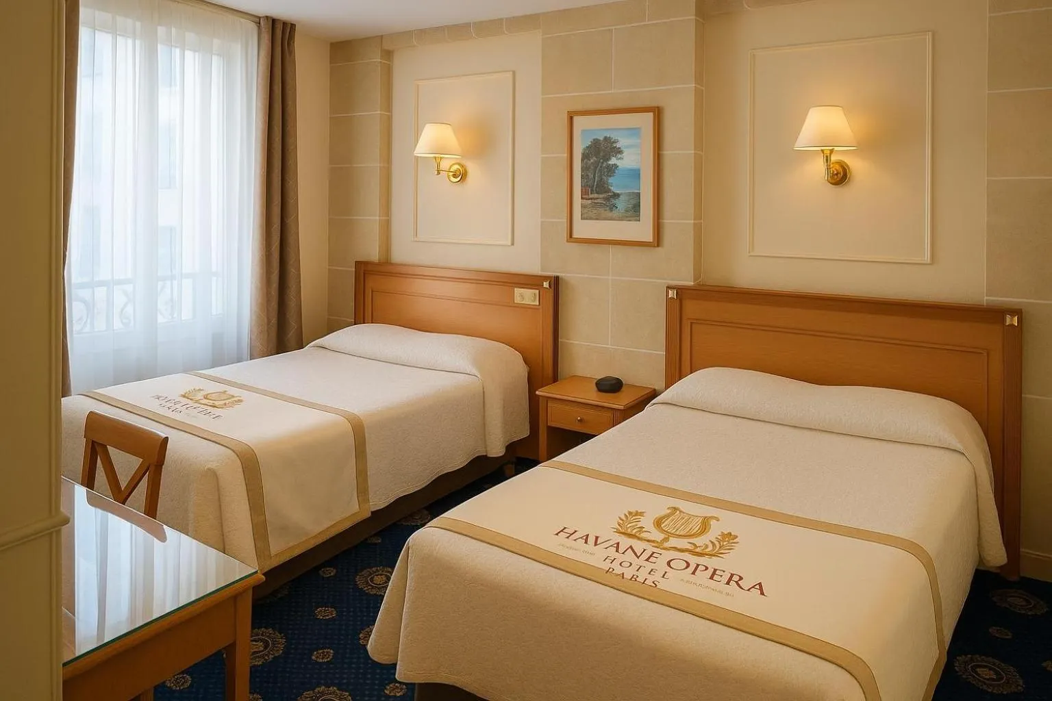 Bedroom, Bed in Hotel Havane Opera