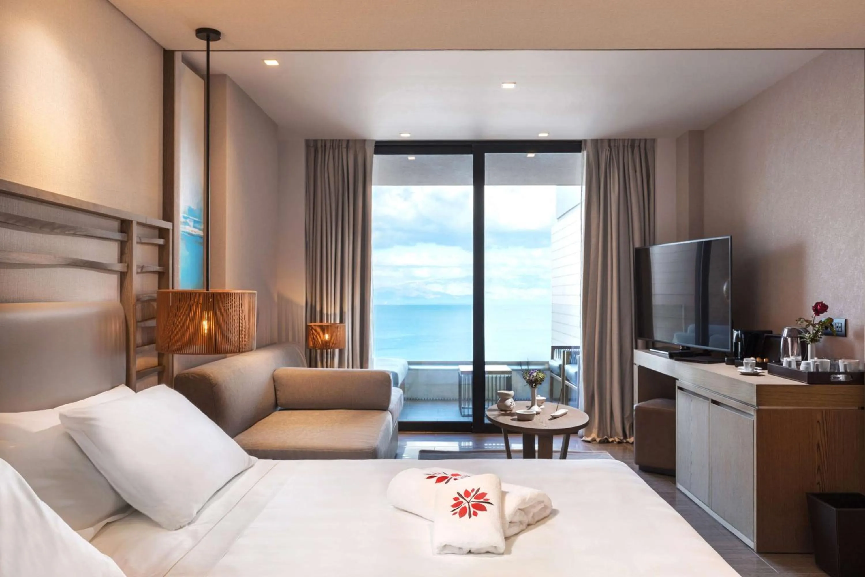 Bedroom, Bed in Angsana Corfu Resort & Spa