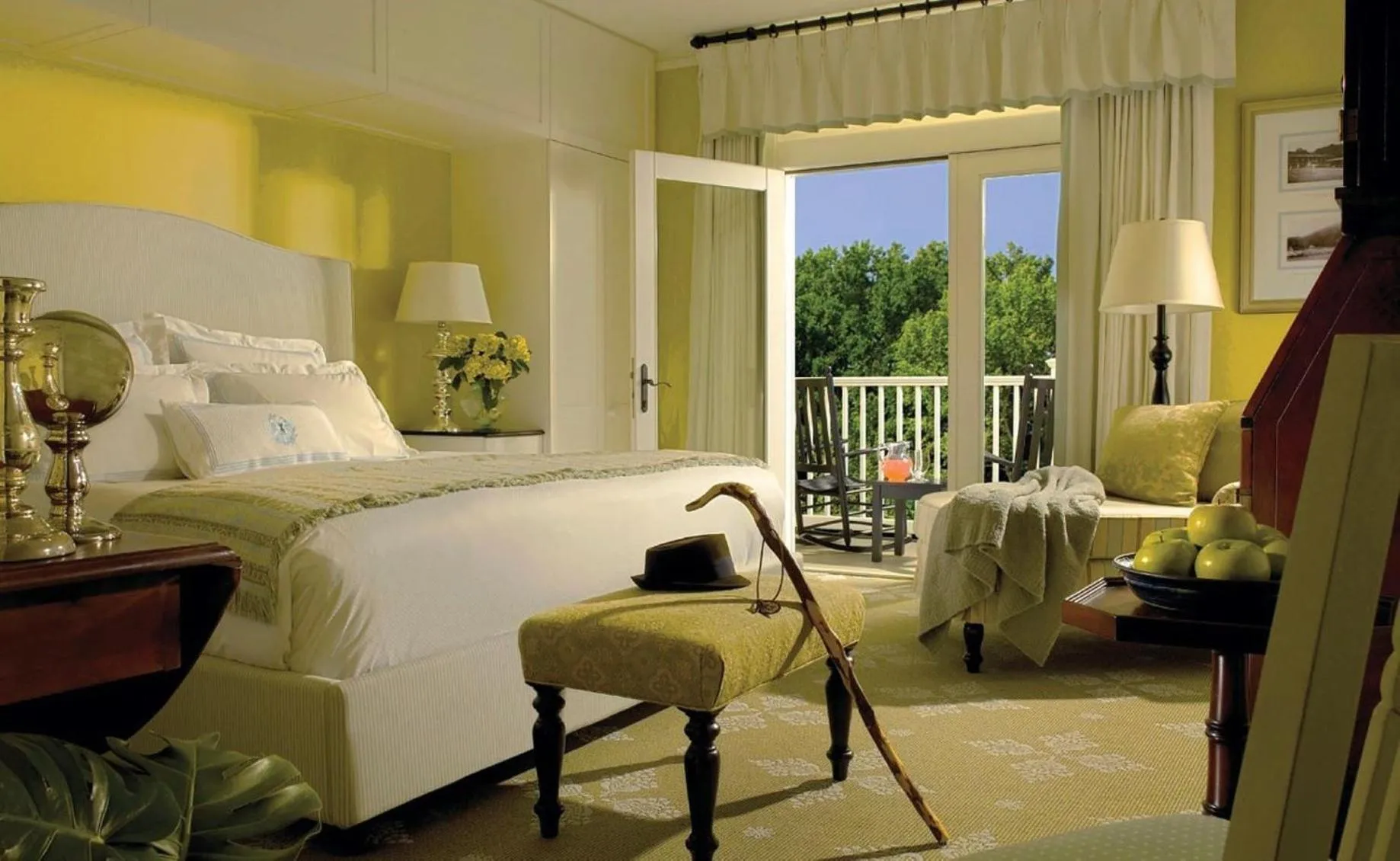 Bedroom, Bed in Omni Bedford Springs Resort & Spa