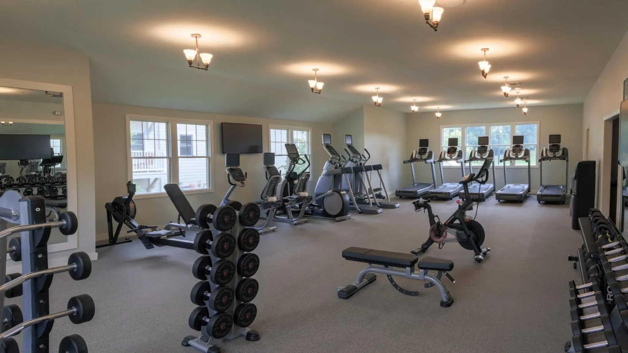 Fitness centre/facilities in Omni Bedford Springs Resort & Spa
