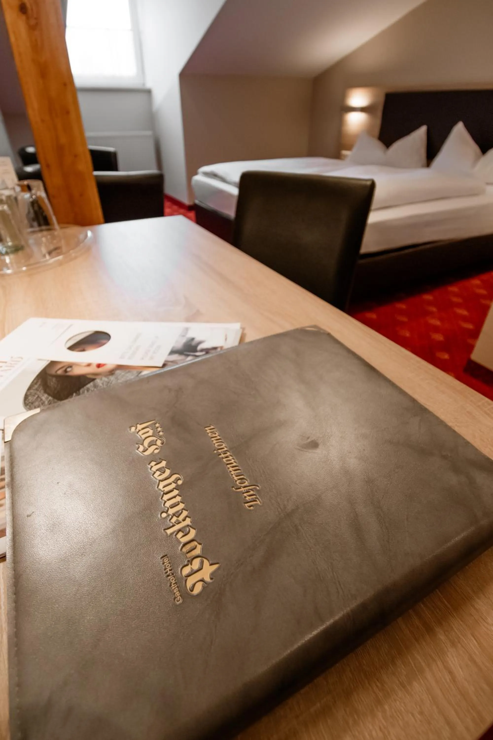 furniture, Bed in Hotel Pockinger Hof