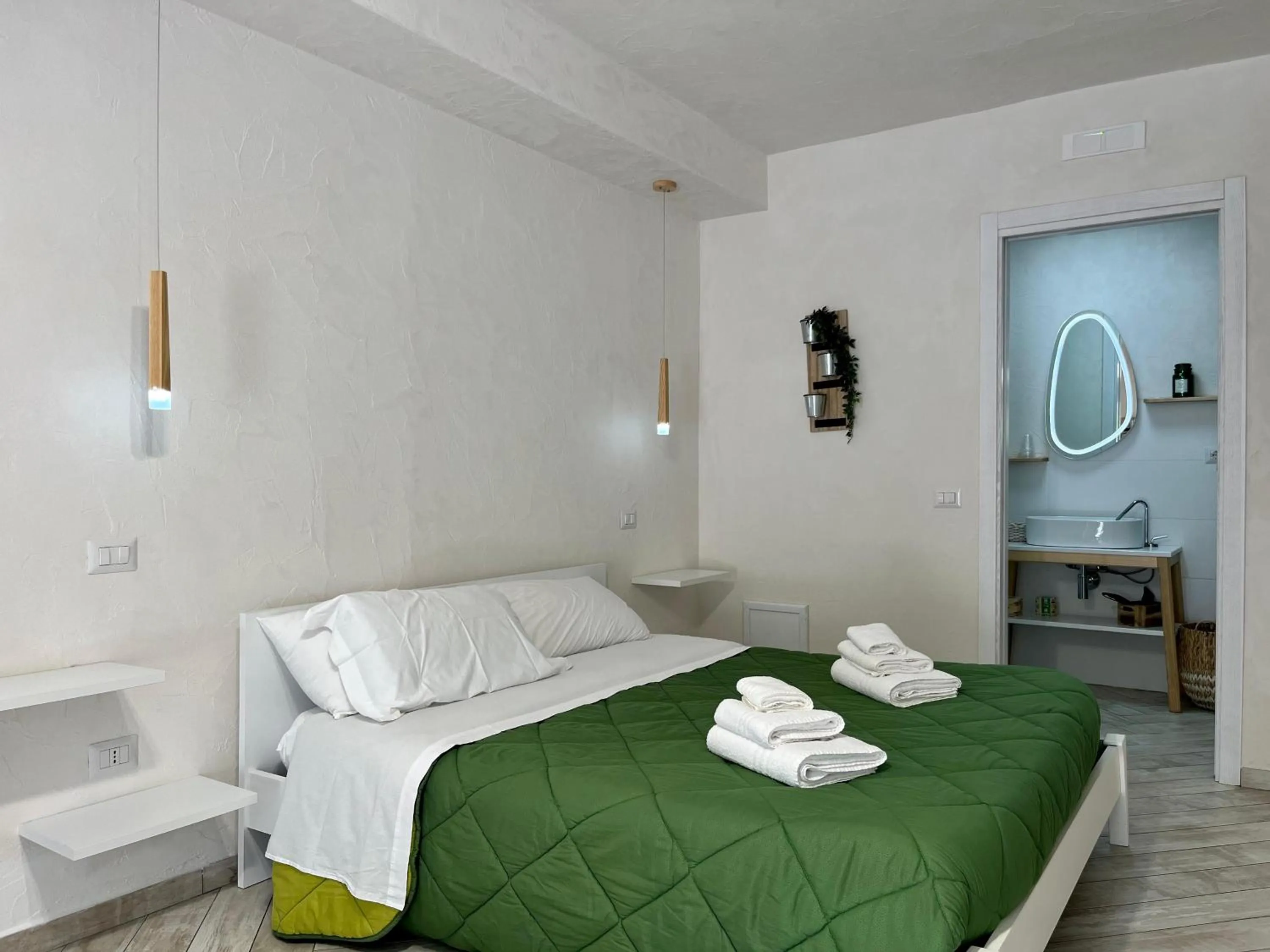 Bed in B&B Kamalei Tropea