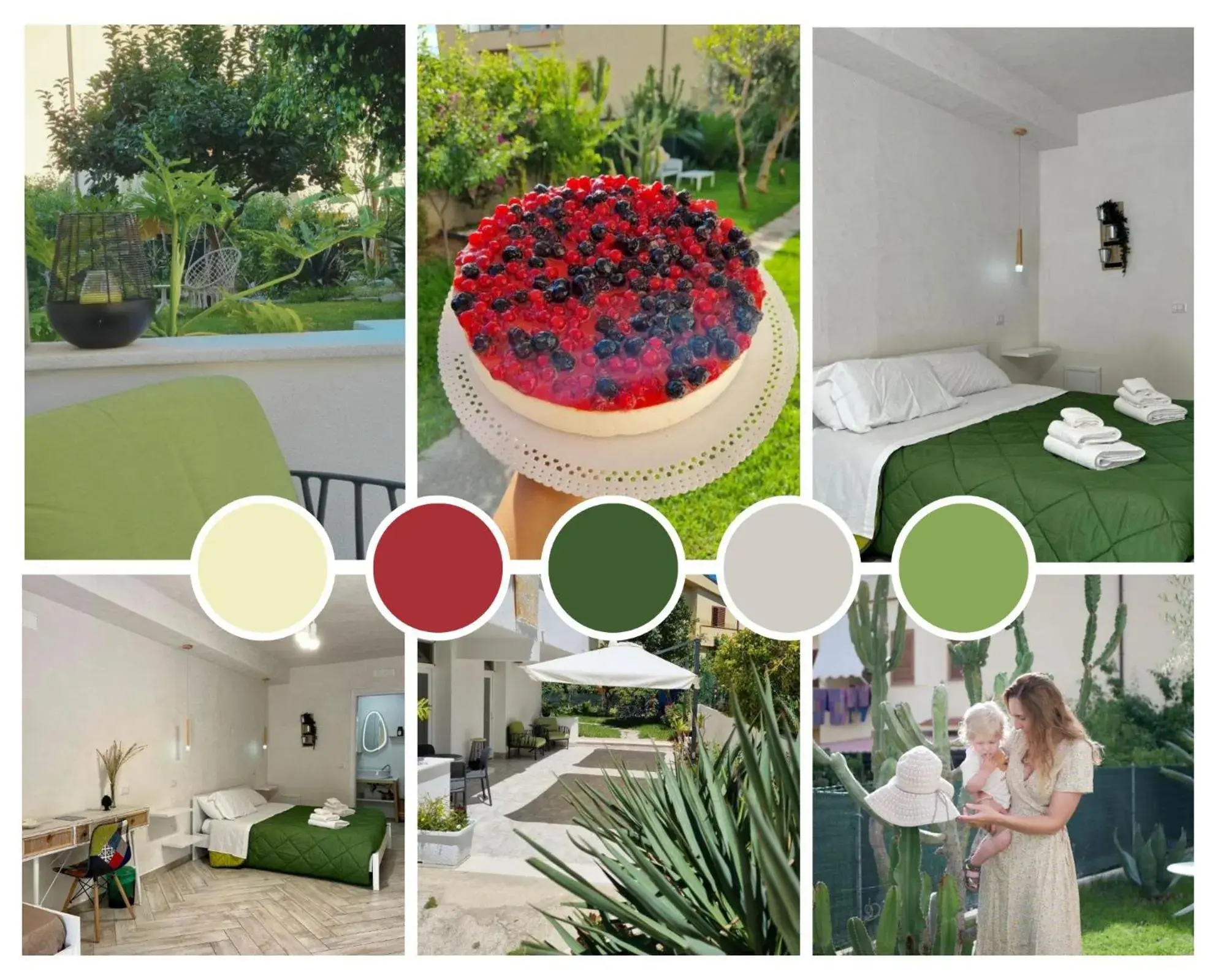 Double or Twin Room with Garden View in B&B Kamalei Tropea Double or Twin Room with Garden View in B&B Kamalei Tropea