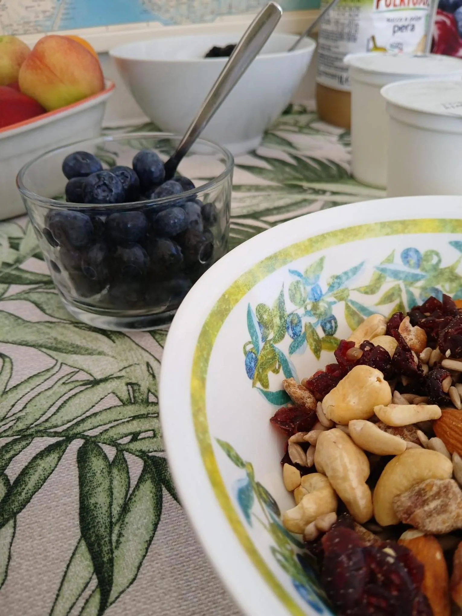 Continental breakfast in B&B Kamalei Tropea
