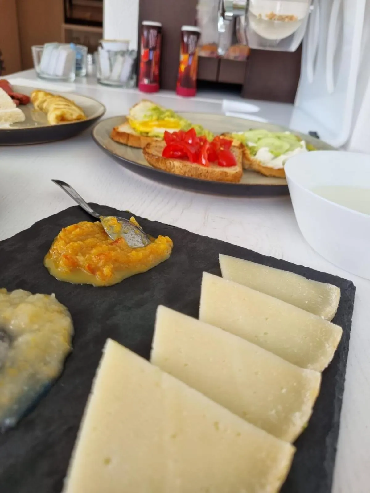 Continental breakfast in B&B Kamalei Tropea