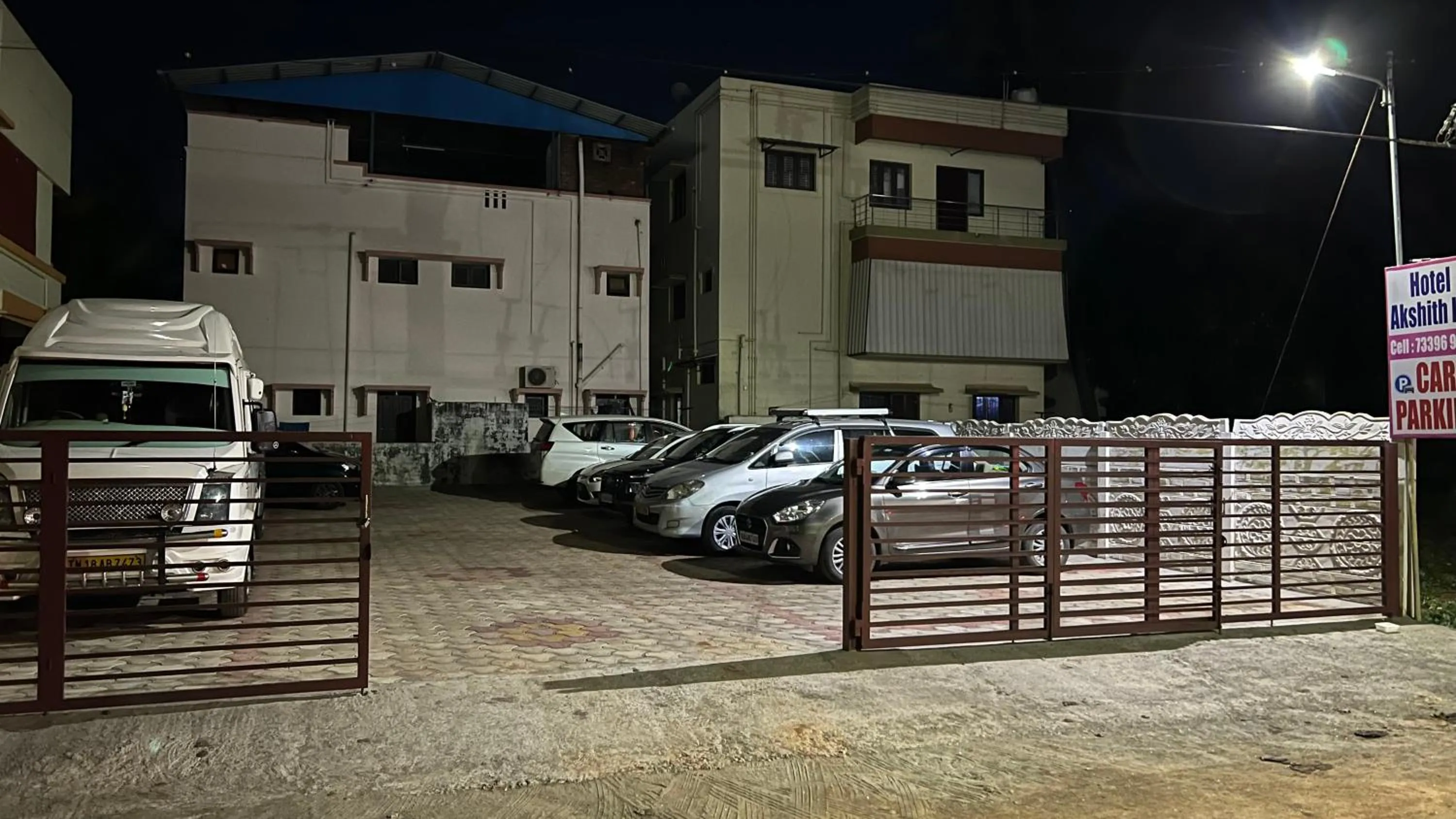 Parking in Hotel Akshith Inn
