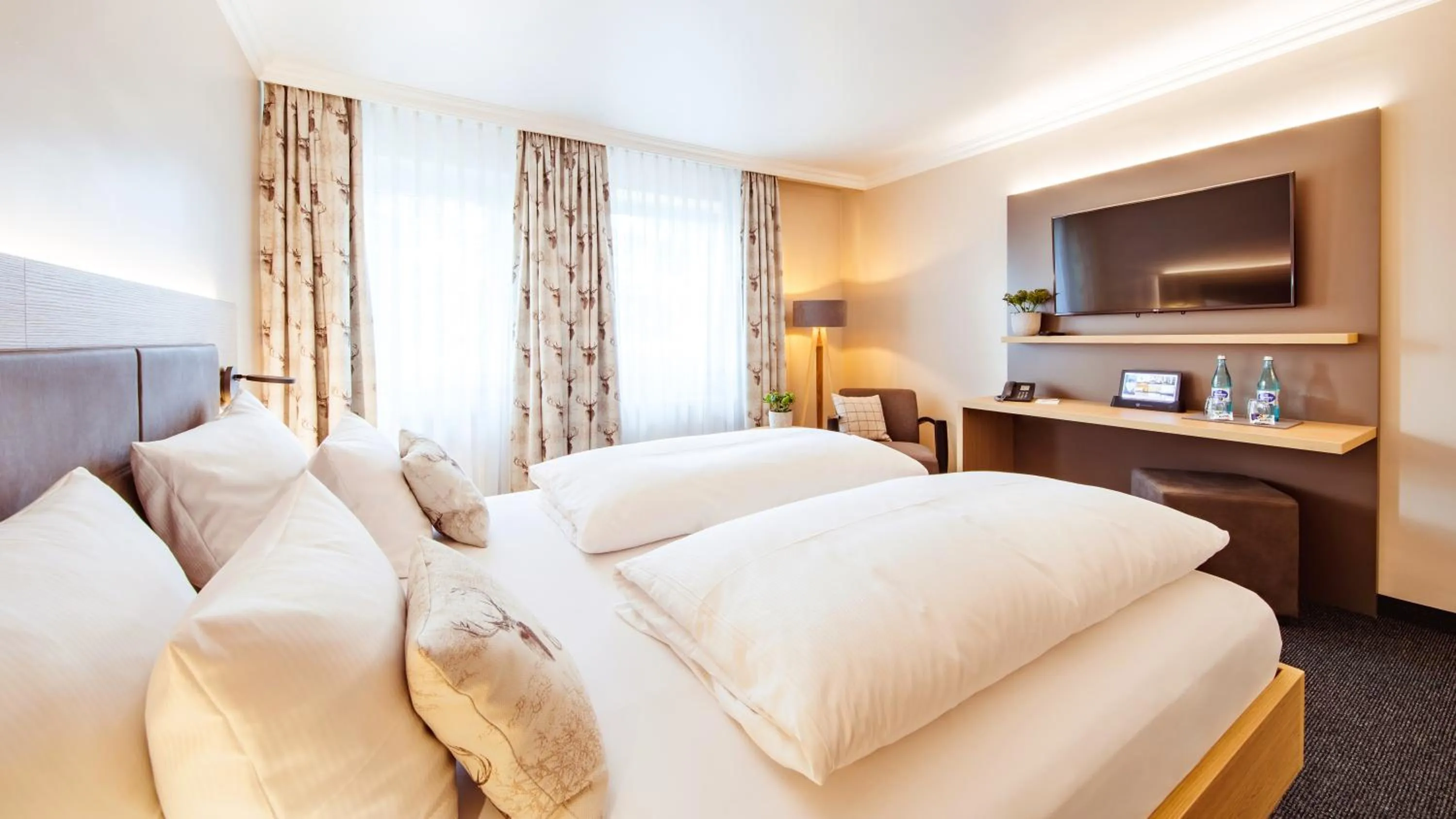 Bed in Landgasthof Hotel Gentner