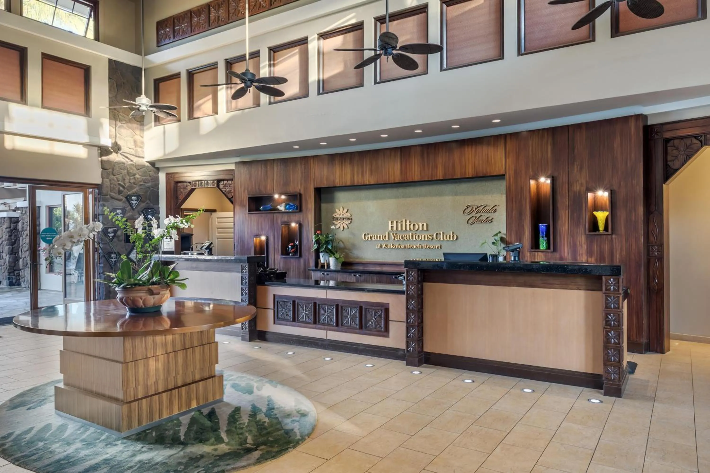 Lobby or reception in Hilton Grand Vacations Club Kohala Suites Waikoloa