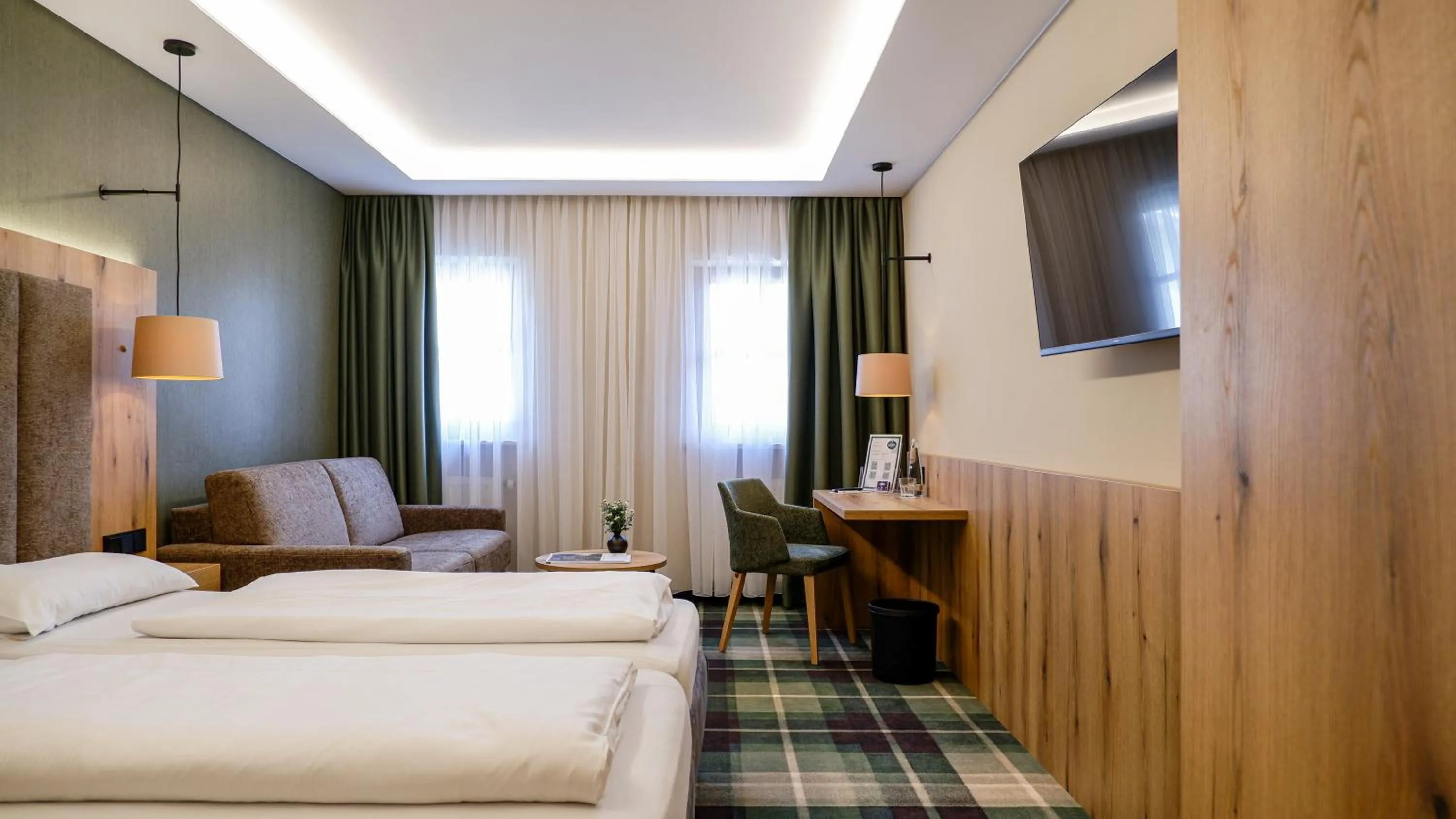 Photo of the whole room, Bed in Hotel Restaurant Erber