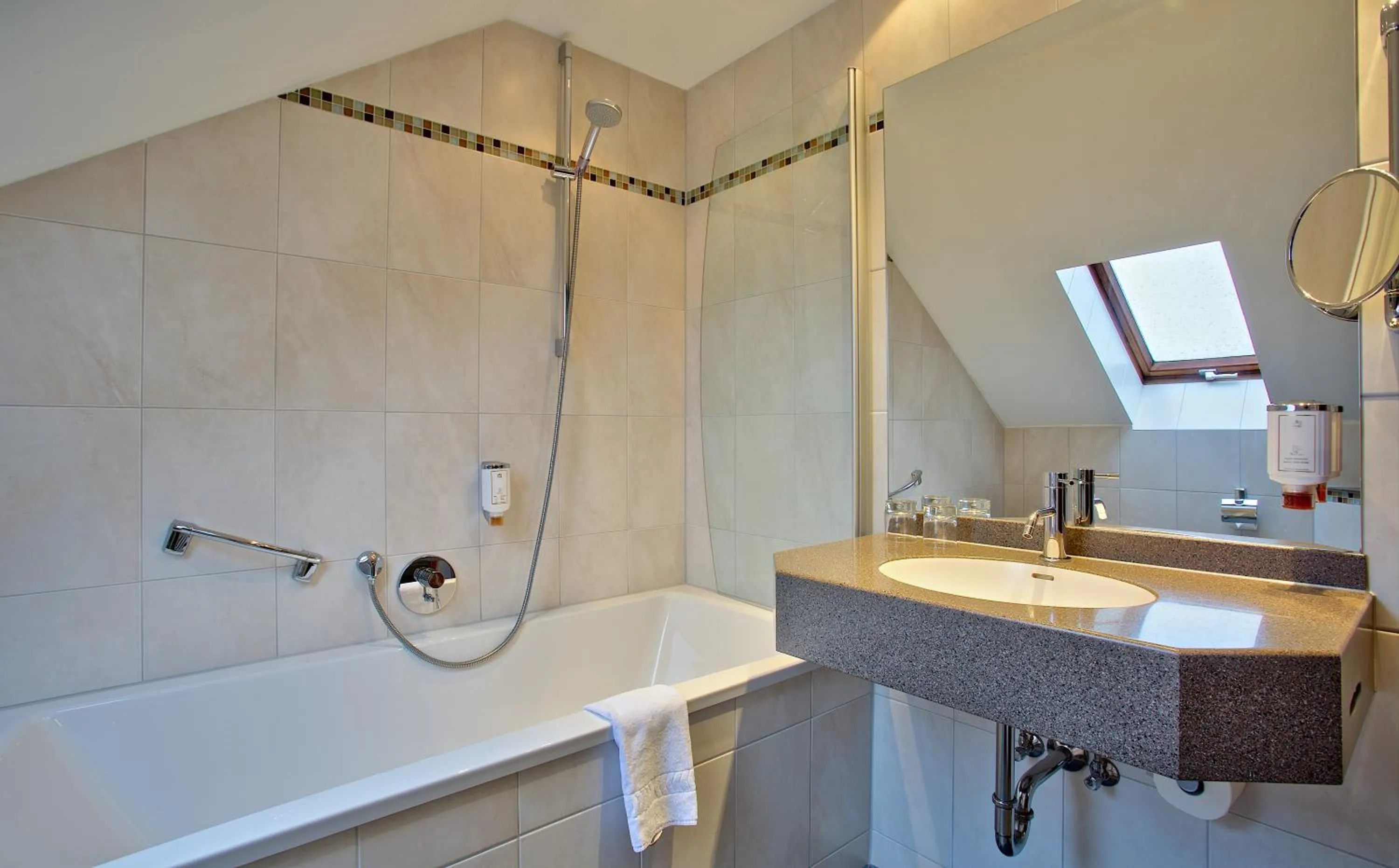 Shower in Hotel Restaurant Erber