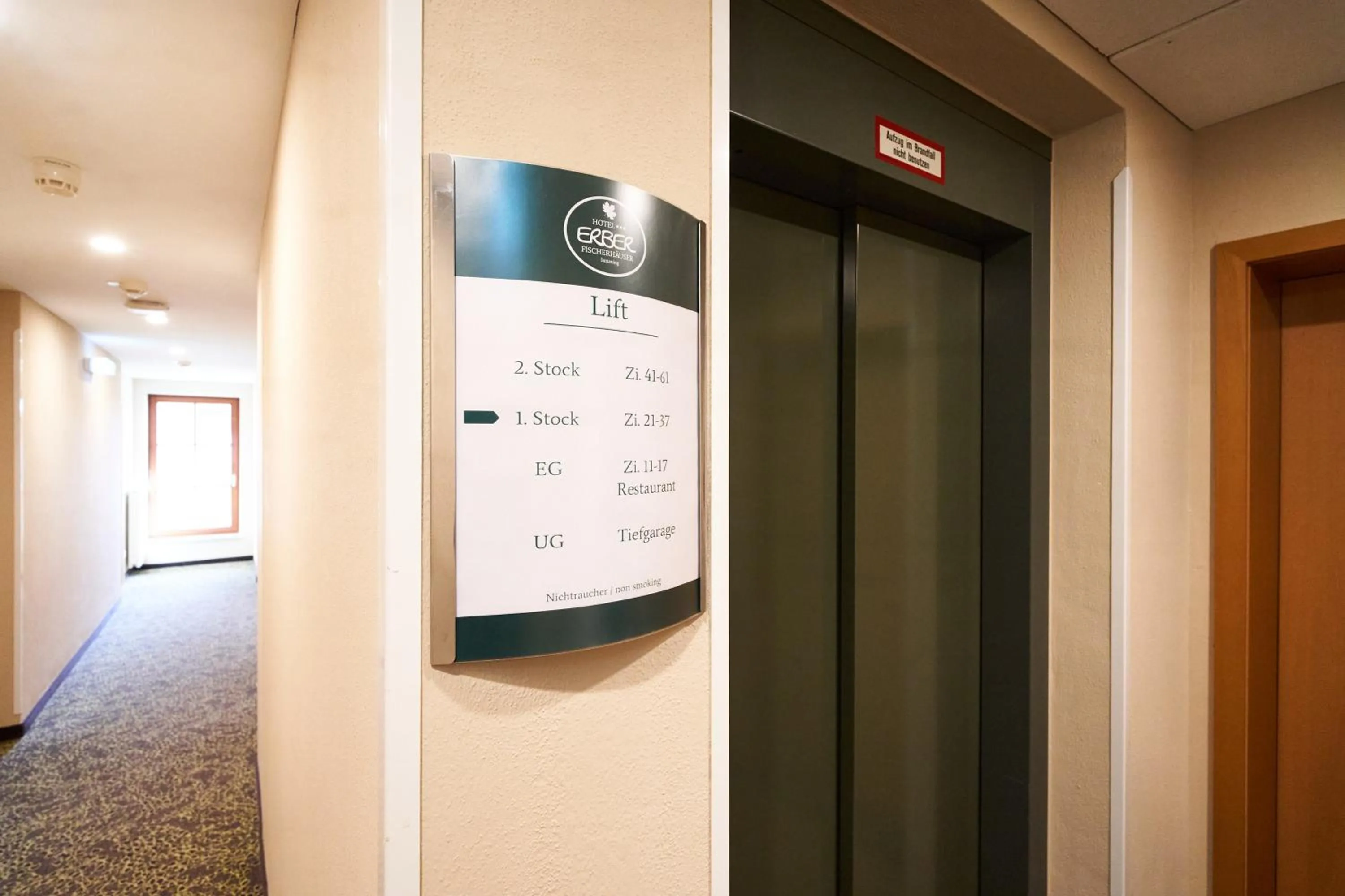 elevator in Hotel Restaurant Erber