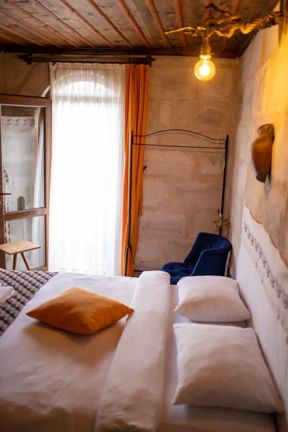 Bed in Duru Cappadocia Stone House