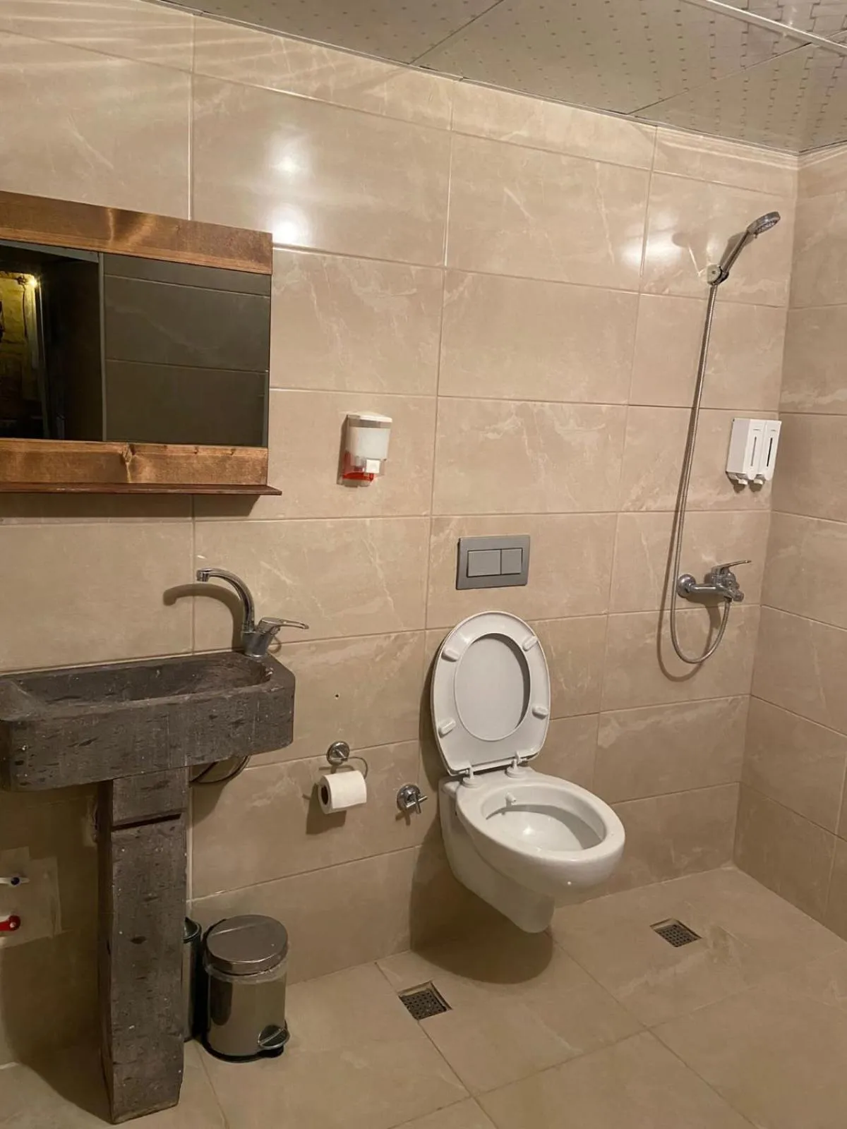 Shower in Duru Cappadocia Stone House