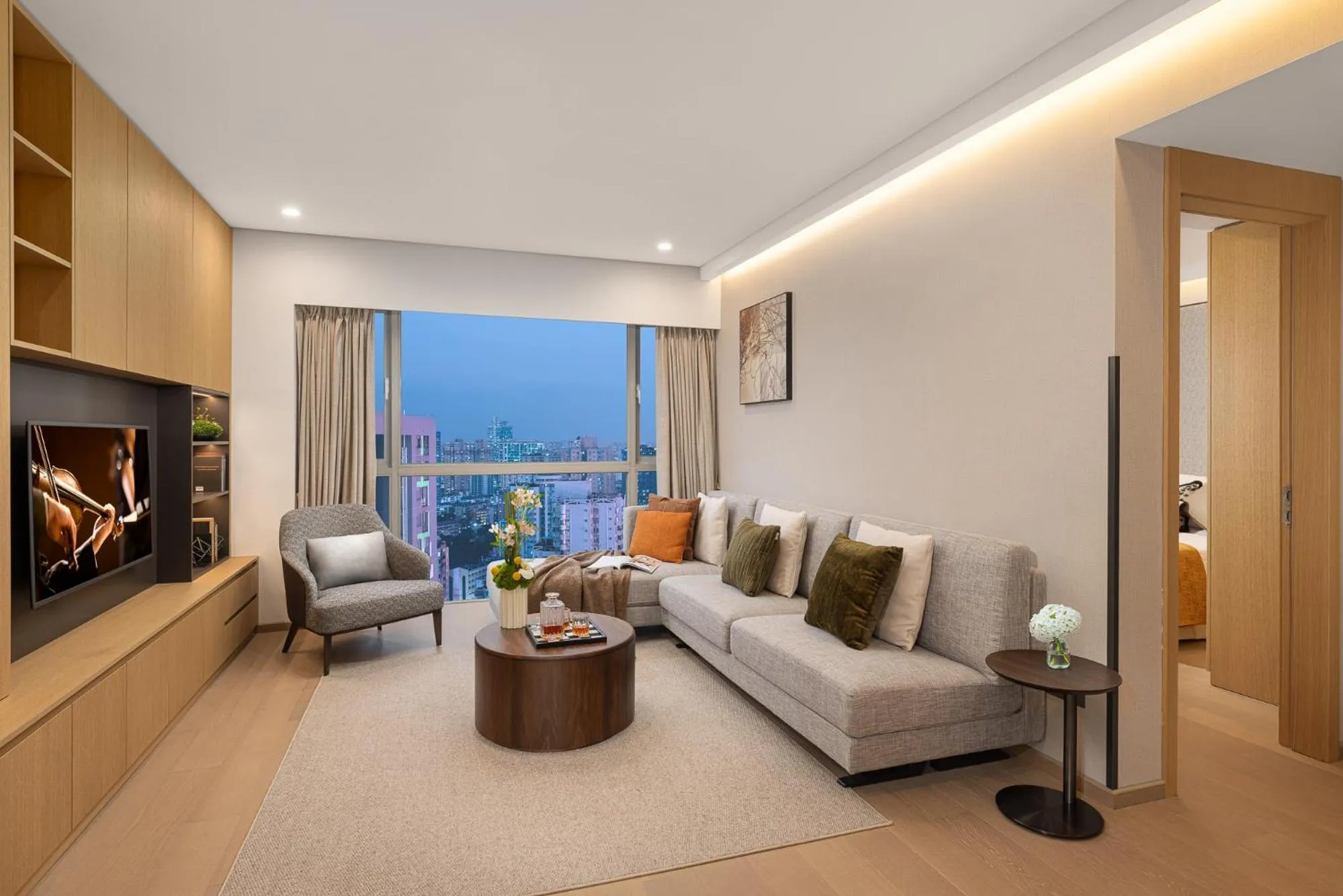 Living room in Ascott Guangzhou