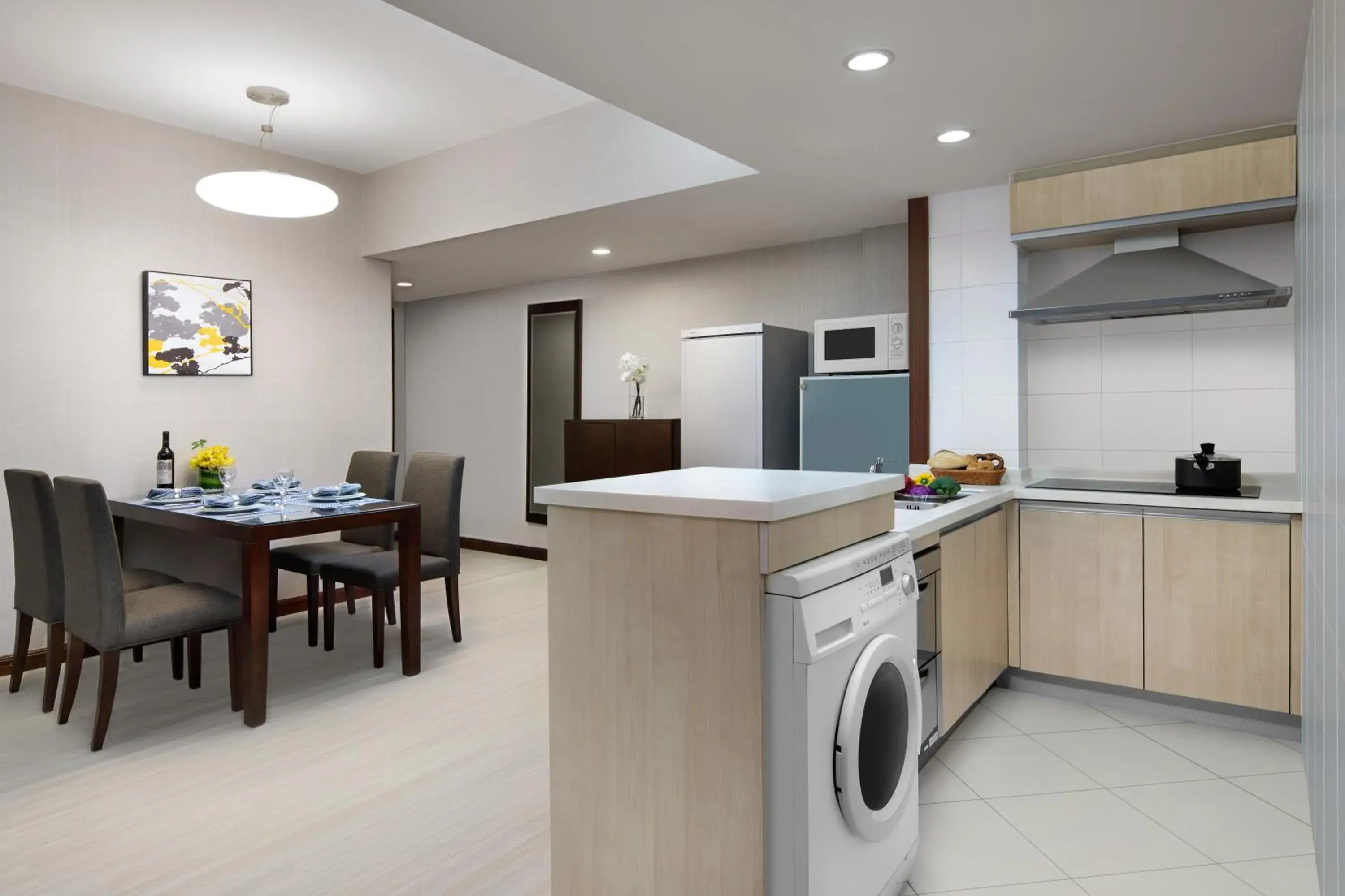 Two-Bedroom Apartment include two breakfasts in Springdale Serviced Residence Guangzhou Two-Bedroom Apartment include two breakfasts in Springdale Serviced Residence Guangzhou