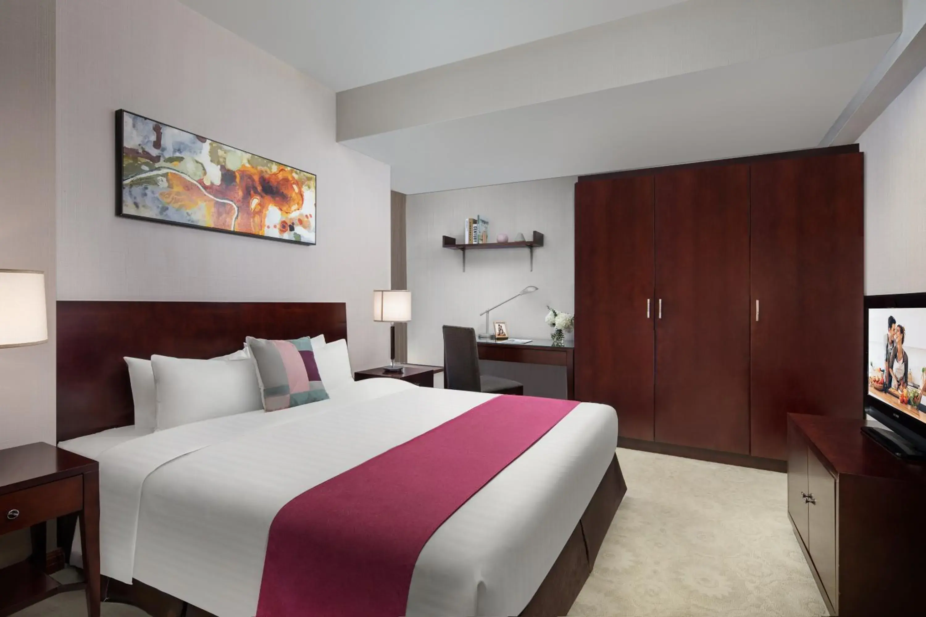 One-Bedroom Apartment include one breakfast in Springdale Serviced Residence Guangzhou One-Bedroom Apartment include one breakfast in Springdale Serviced Residence Guangzhou
