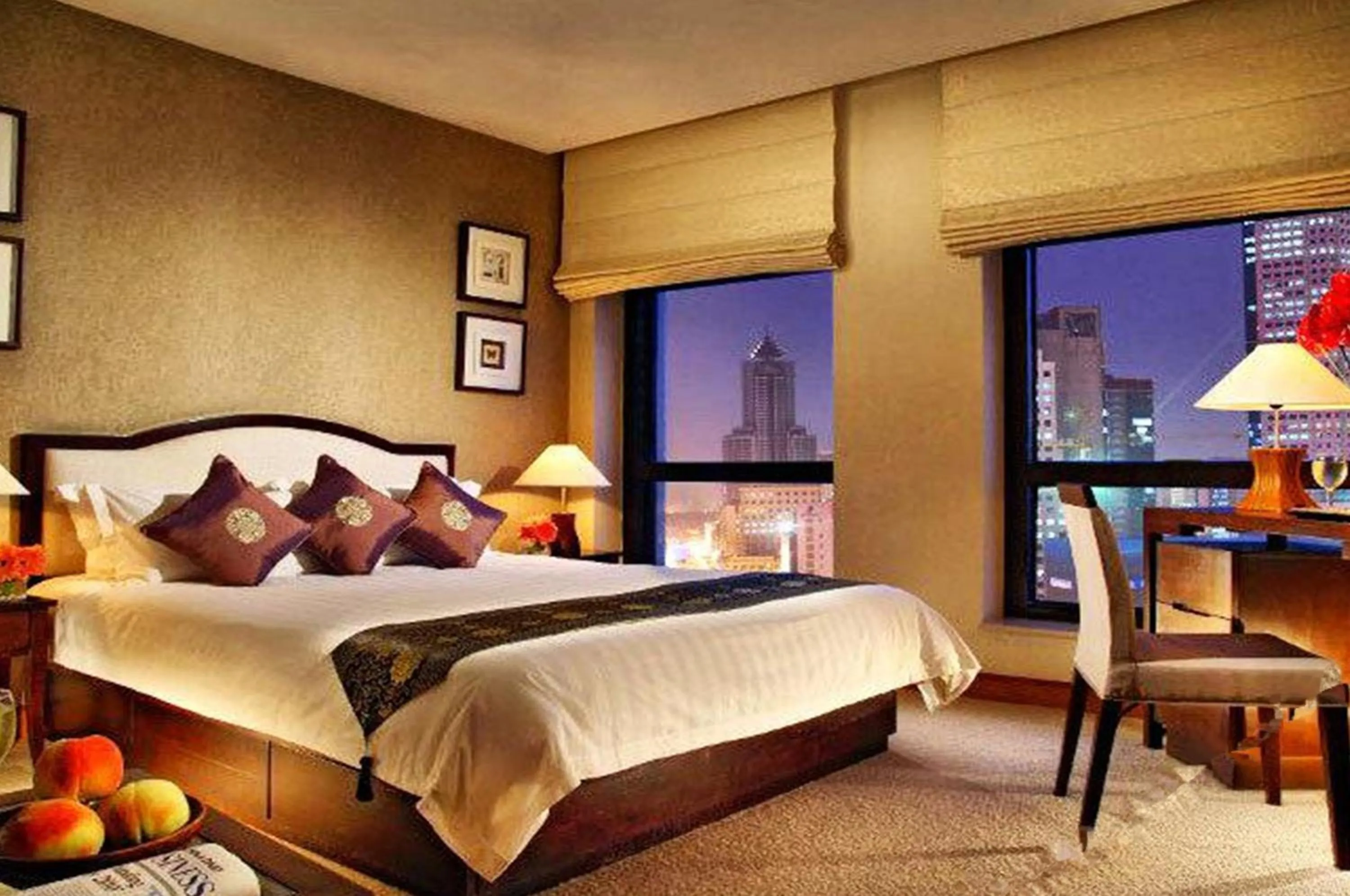 Photo of the whole room, Bed in Dalian Asia Pacific Service Apartment (Former Somerset Harbour Court Dalian)