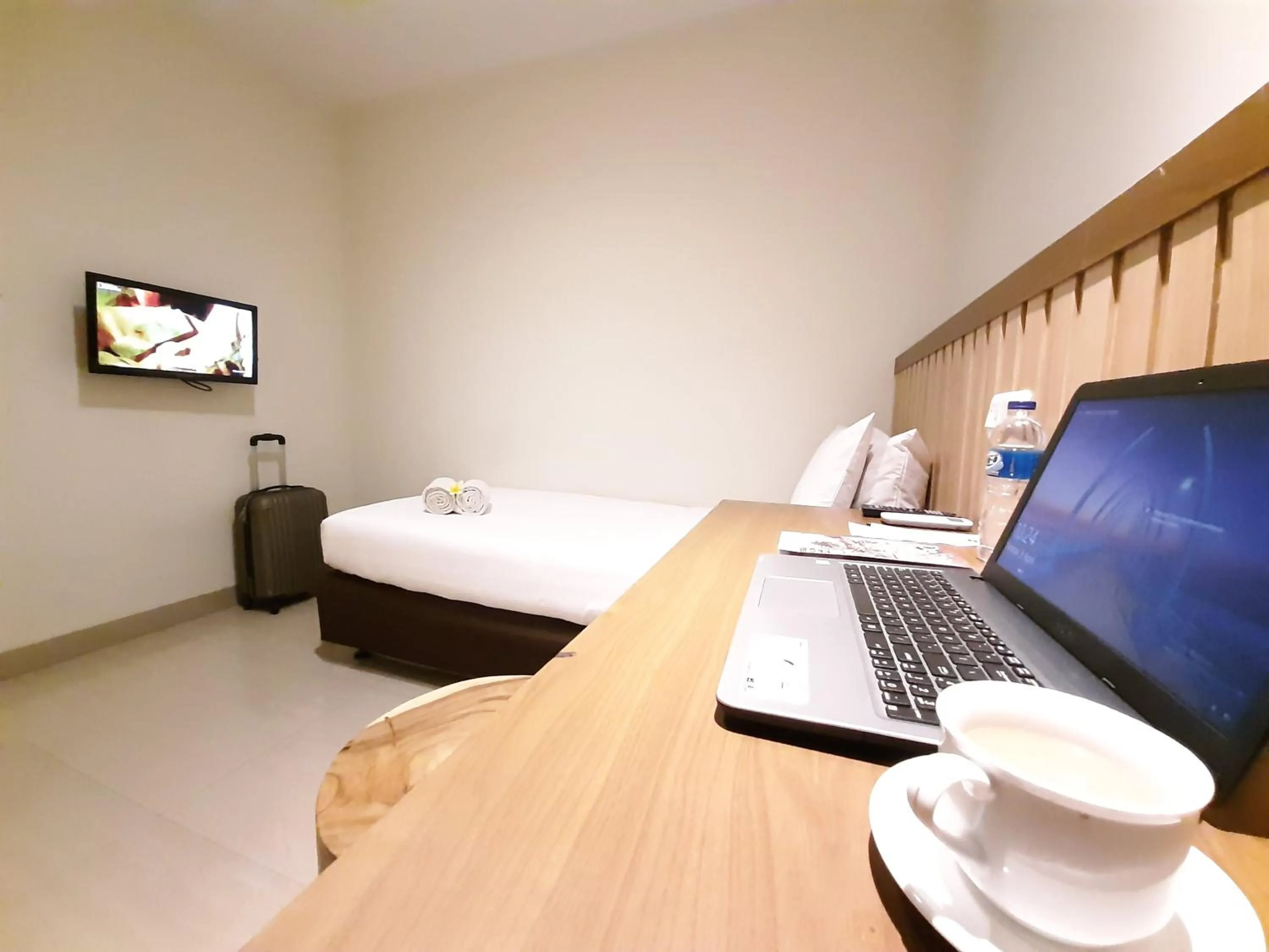 Bed in Hotel Pantes Kota Lama Semarang