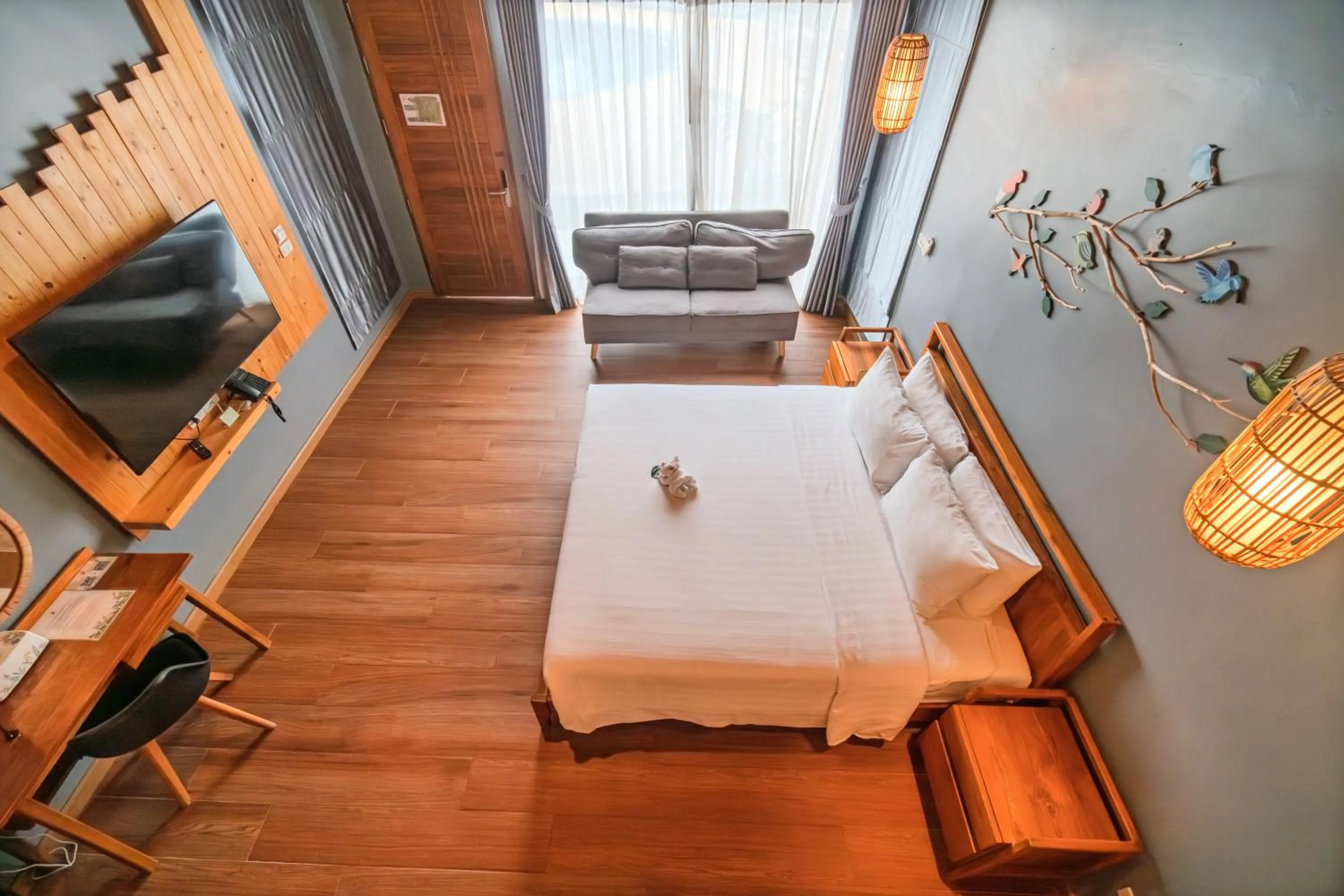 Bed in The Tree Riverside Resort Kaeng Krachan