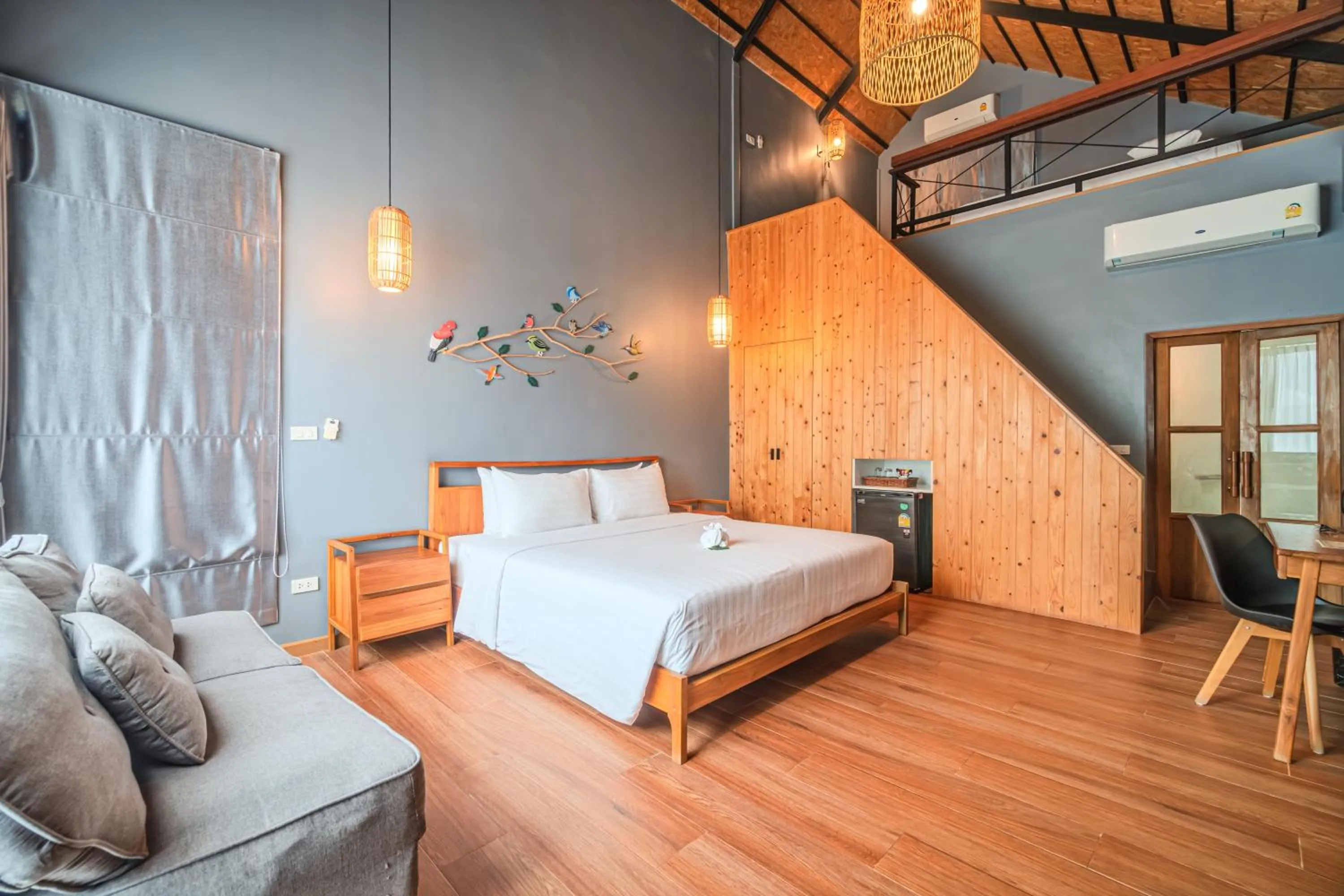 Bed in The Tree Riverside Resort Kaeng Krachan